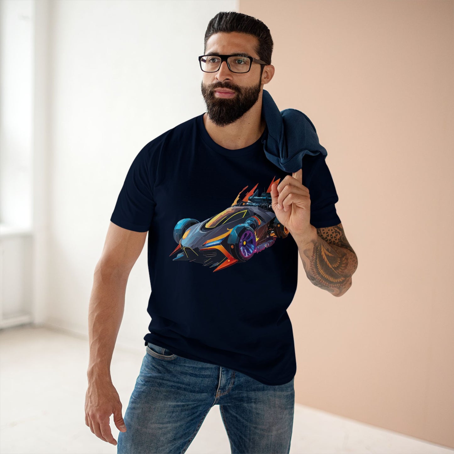 Hot Wheels Car Shirt Unisex Premium Cotton Tee With Unique Car Art Design Inspired by Speed