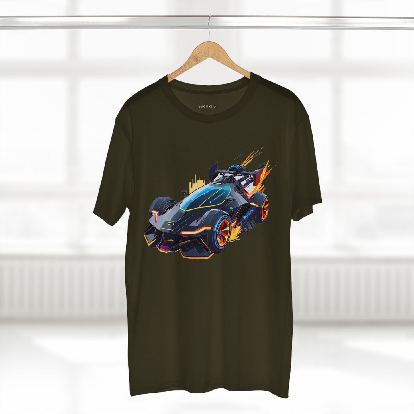 Hot Wheels Car Shirt Unisex Premium Cotton Tee With Unique Car Art Design For Everyday Wear