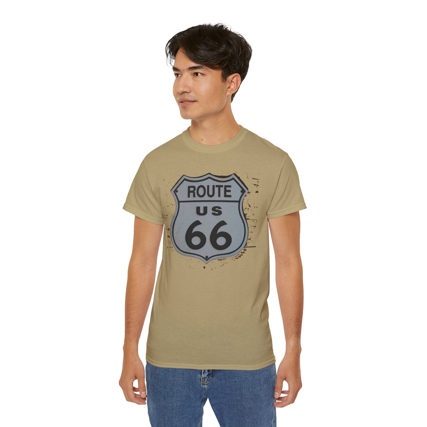 Route 66 Tee Shirt, Route 66 Graphic T‑Shirt, Vintage Graphic T-Shirt, Art Design Shirt, Route 66 US Tee Shirts