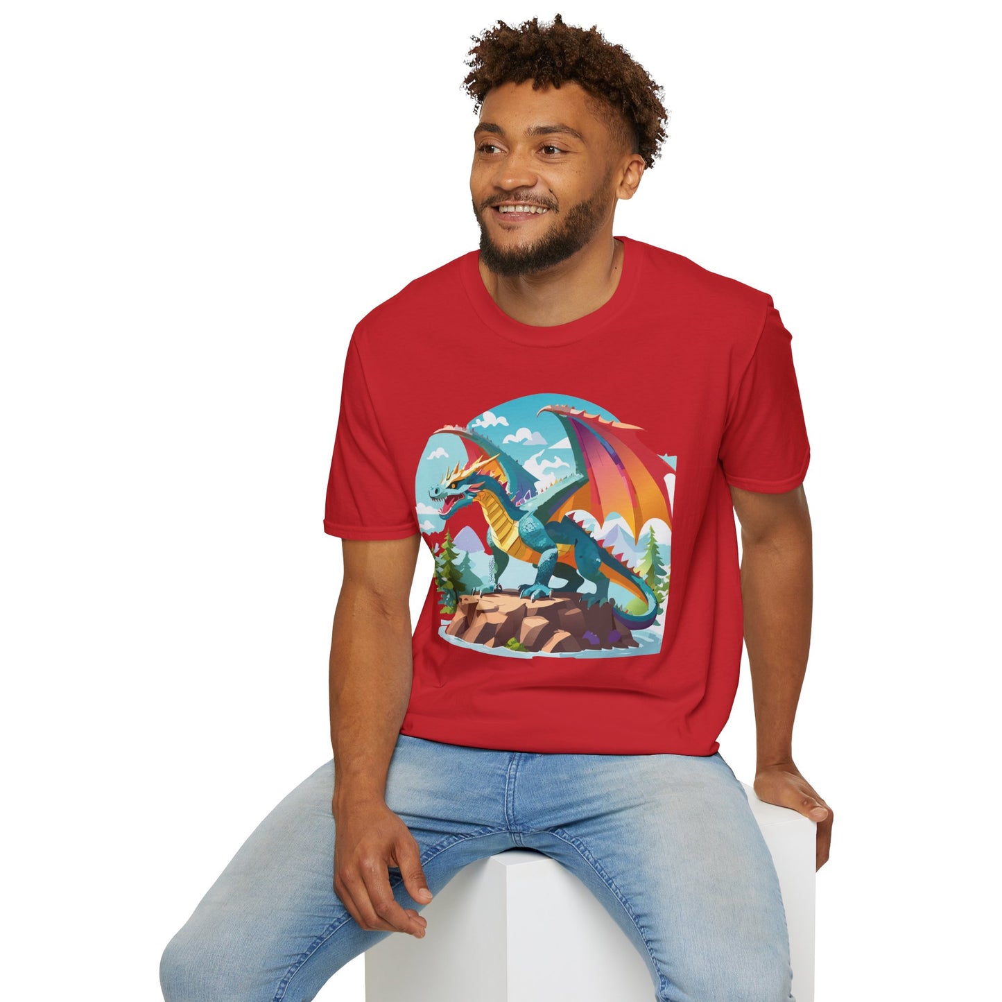 Dragon T Shirt, Dragon Shirt, Shirt with Animals, Animal Shirt