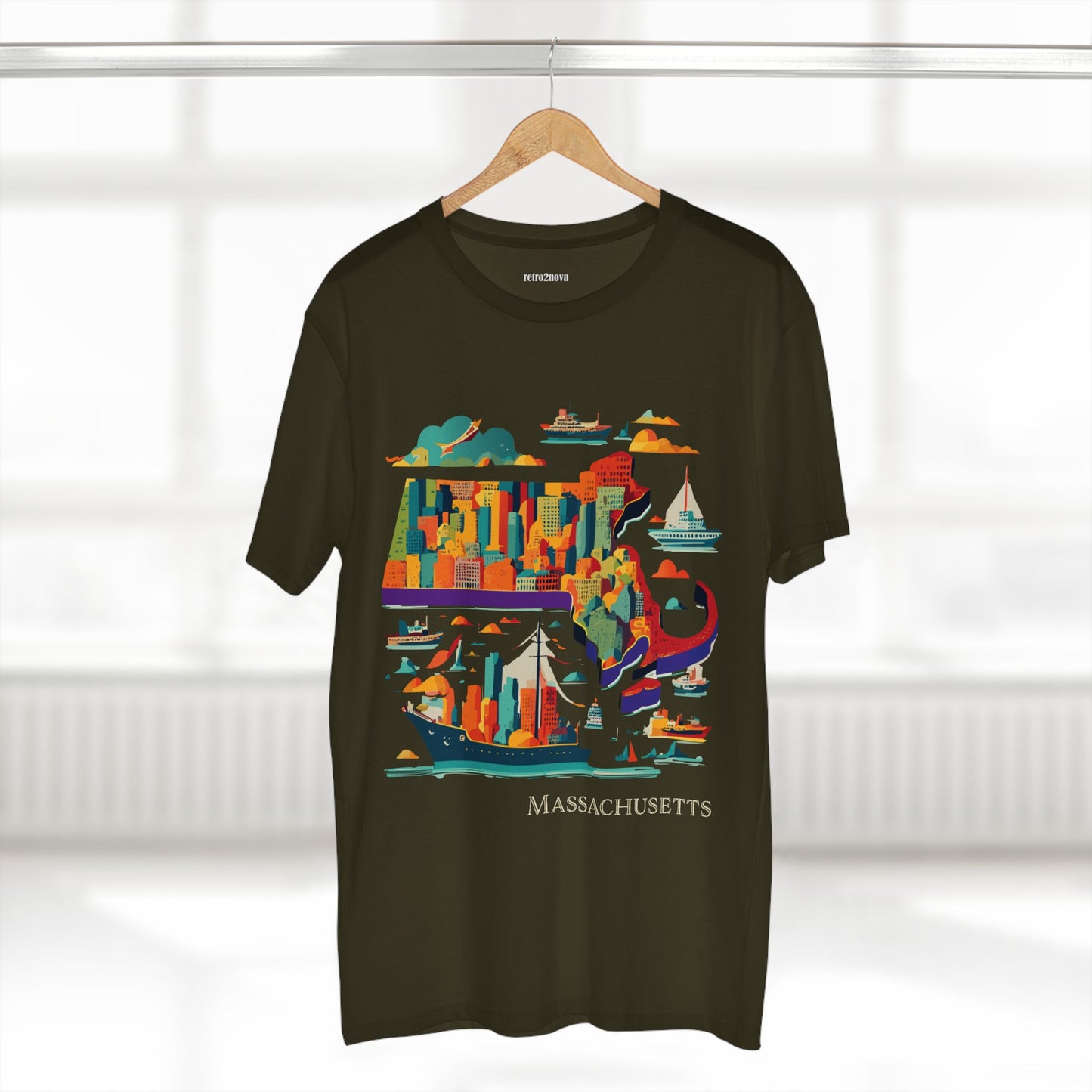 US State Shirts, Massachusetts Shirt
