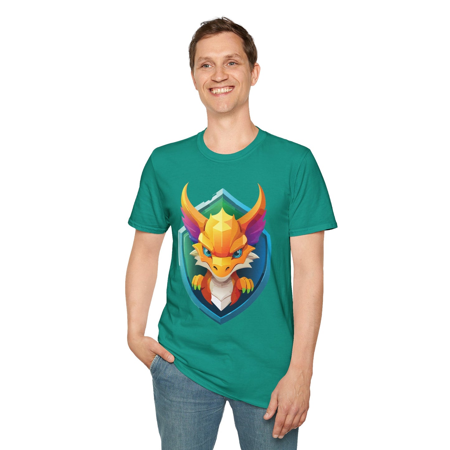Dragon T Shirt, Dragon Shirt, Shirt with Animals, Animal Shirt