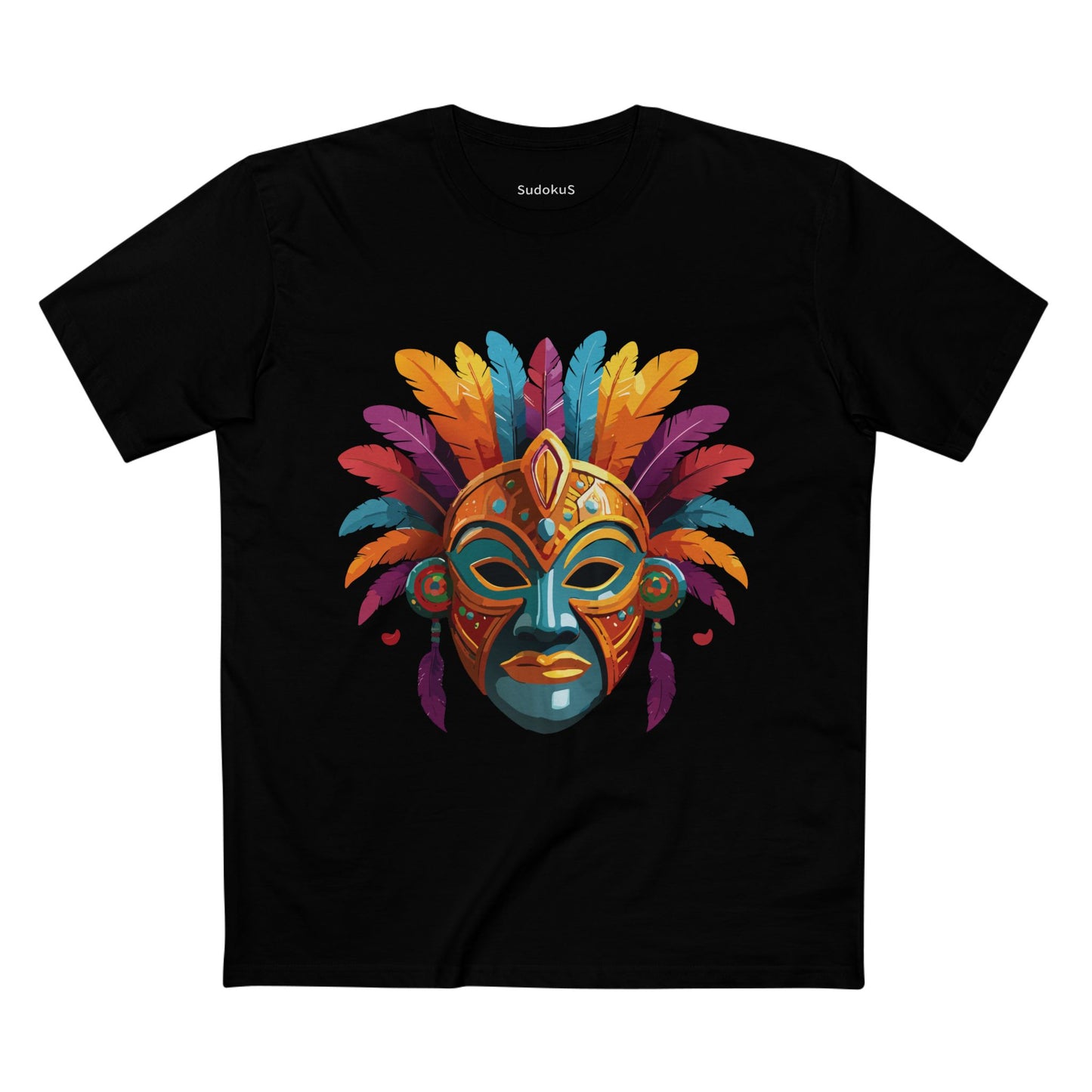 Mask Shirt, Shirt with Face - SudokuS
