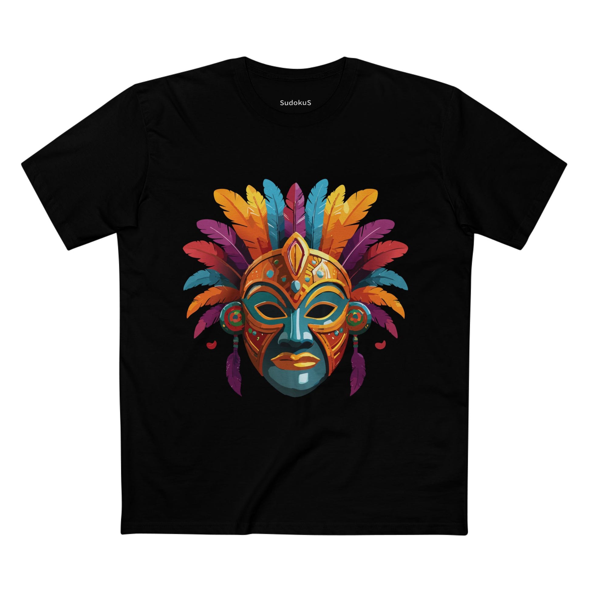 Mask Shirt, Shirt with Face - SudokuS