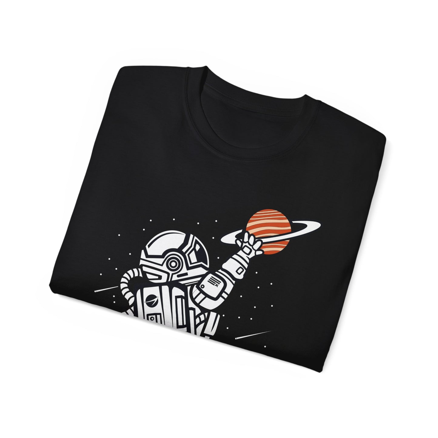 Astronaut Tee Shirt, Astronaut Graphic T‑Shirt, Cartoon Graphic T-Shirt, Art Design Shirt, Cosmos Tee Shirts 3
