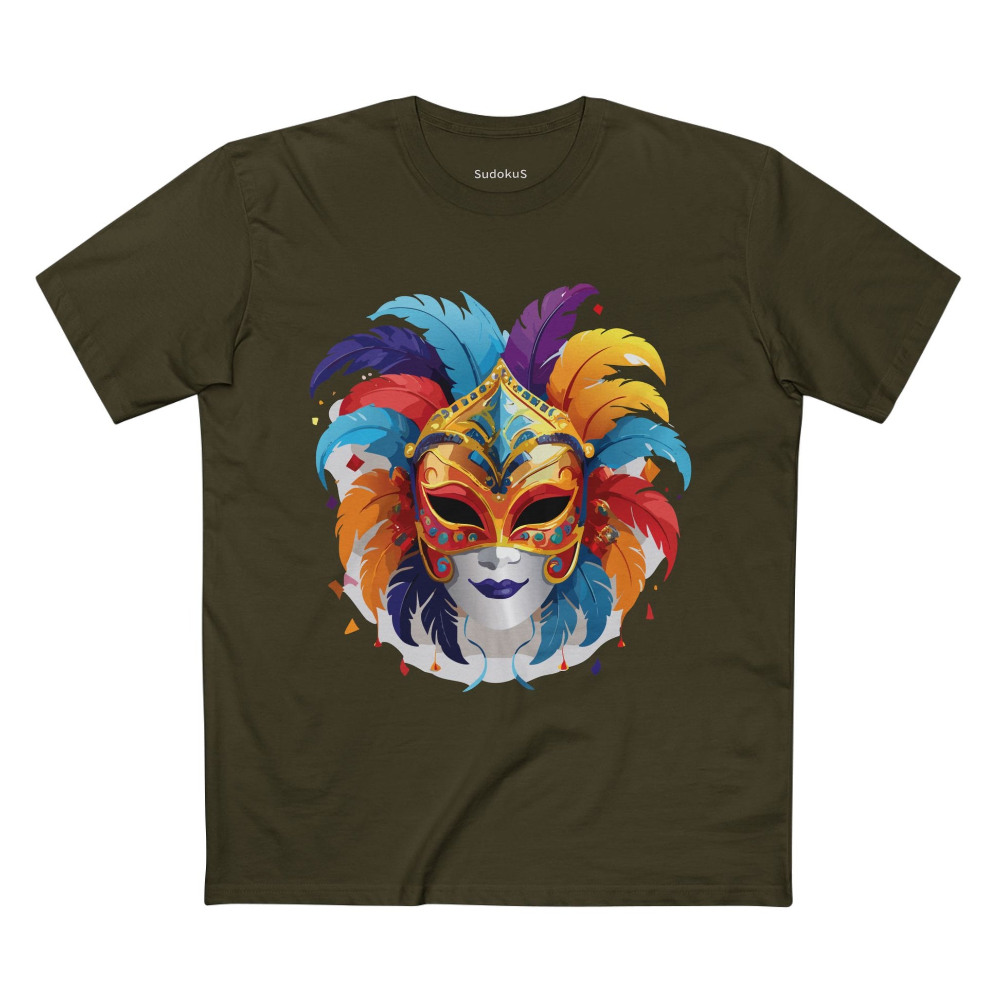 Mask Shirt, Shirt with Face - SudokuS