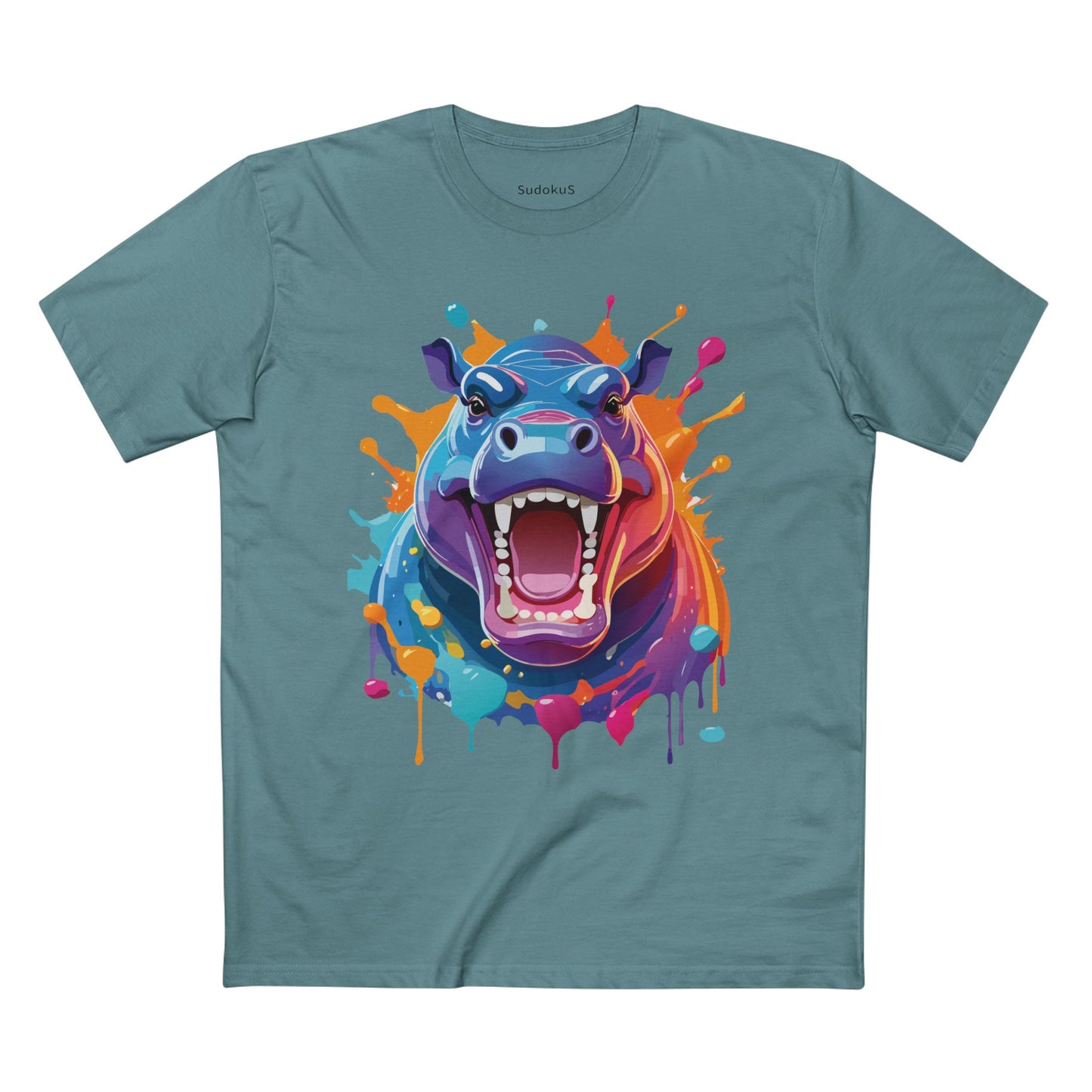 Animal Shirt, Hippo Shirt - SudokuS