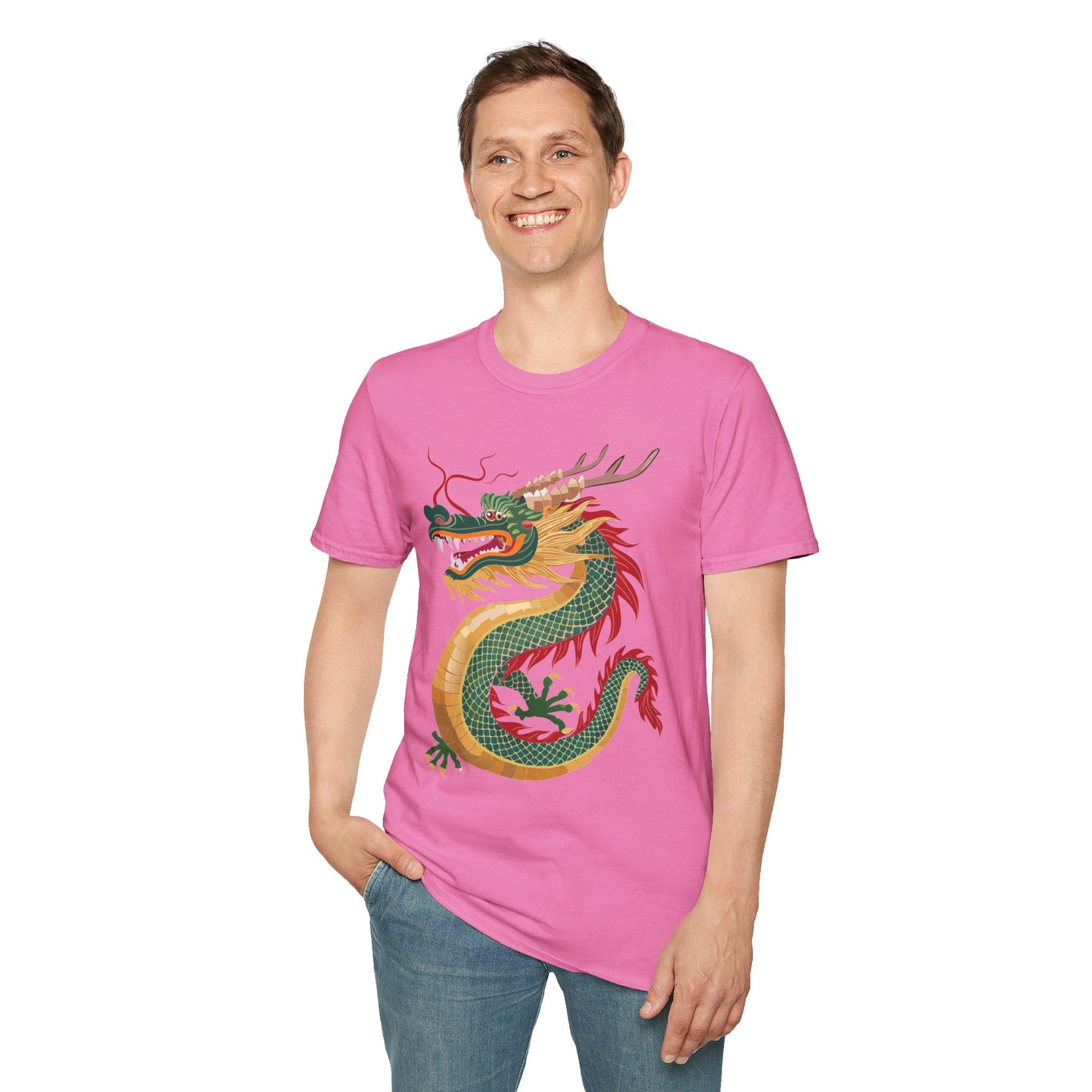 Dragon T Shirt, Dragon Shirt, Shirt with Animals, Animal Shirt