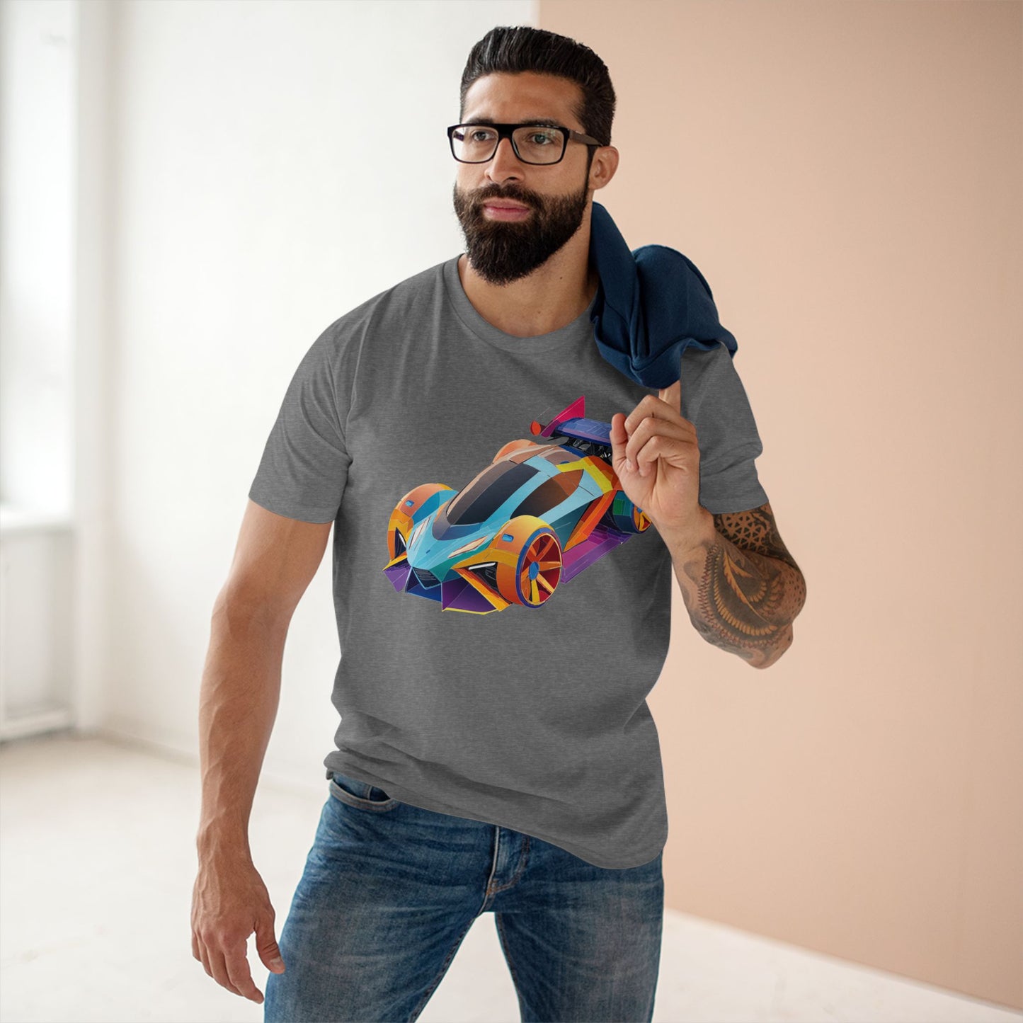 Hot Wheels Car Shirt Unisex Premium Cotton Tee With Unique Car Art Design Preshrunk