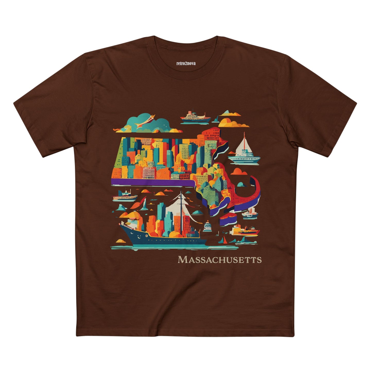 US State Shirts, Massachusetts Shirt
