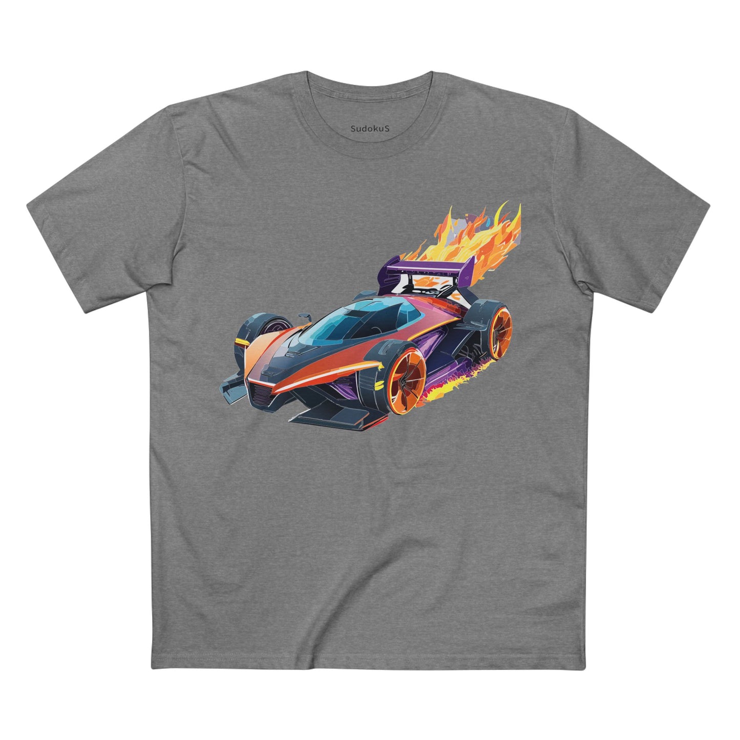 Hot Wheels Car Shirt Unisex Premium Cotton Tee With Unique Car Art Design For Auto Enthusiasts