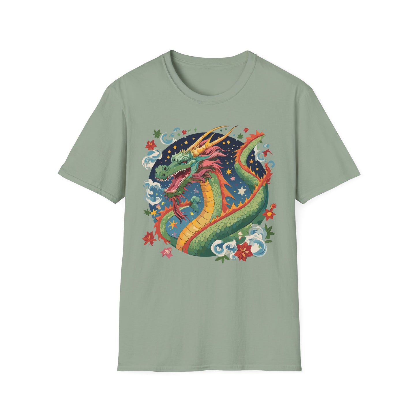 Dragon T Shirt, Dragon Shirt, Shirt with Animals, Animal Shirt