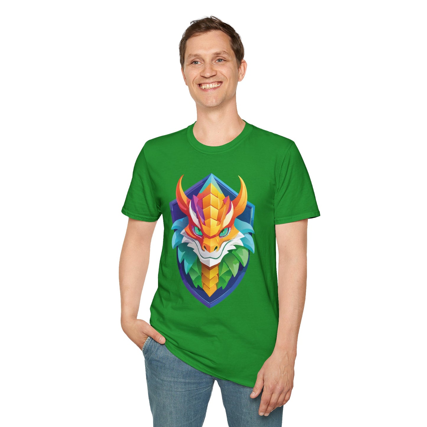 Dragon T Shirt, Dragon Shirt, Shirt with Animals, Animal Shirt