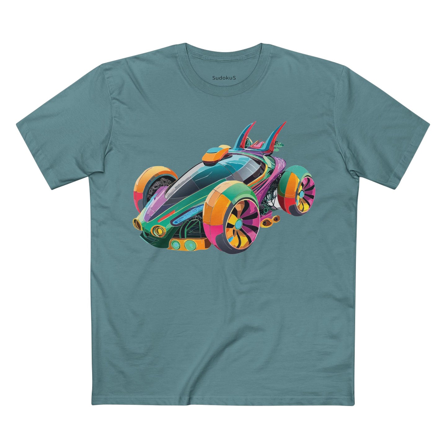 Car Shirt Hot Wheels Unisex Premium Cotton With Unique Art Design Preshrunk Regular Fit Crew Neck