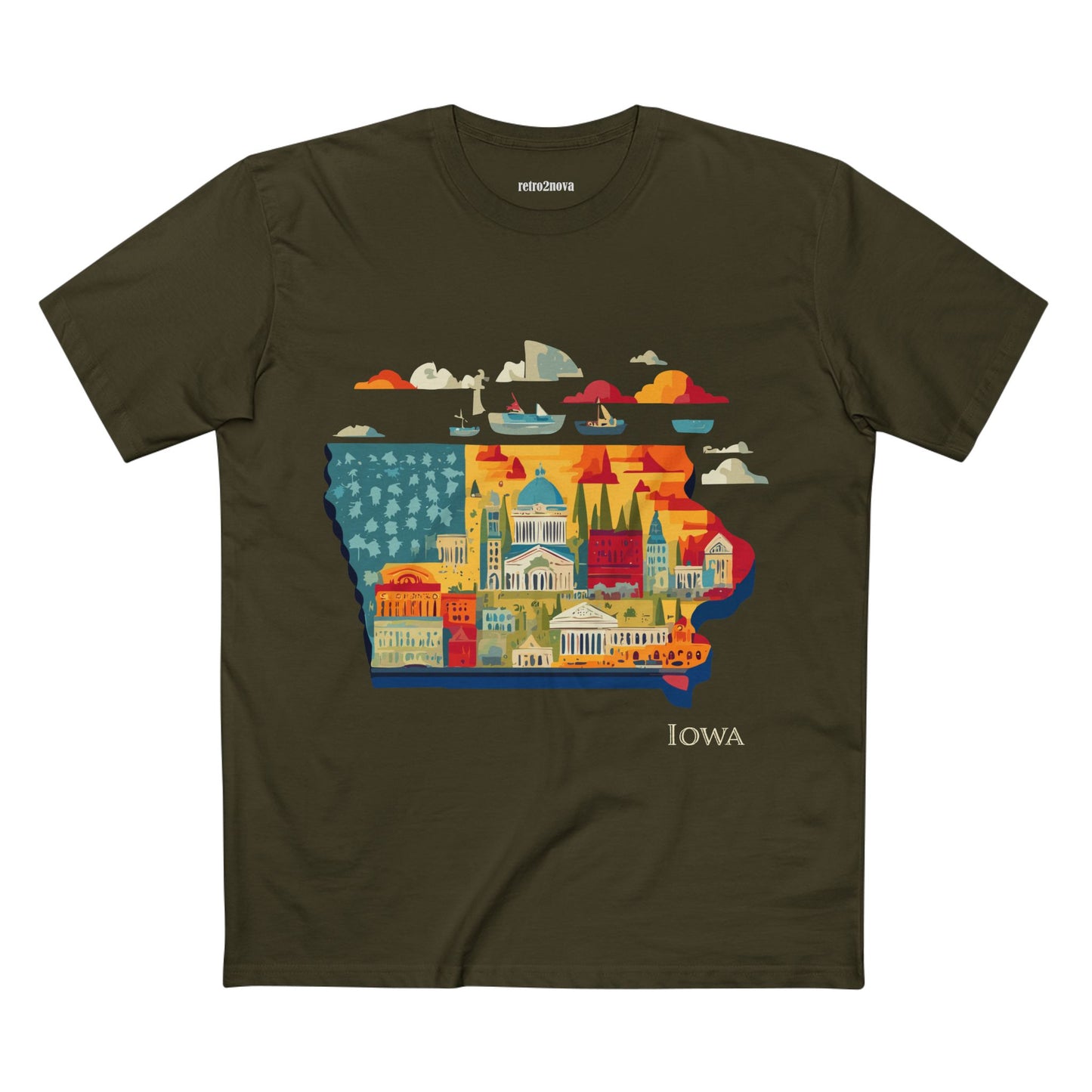 US State Shirts, Iowa Shirt