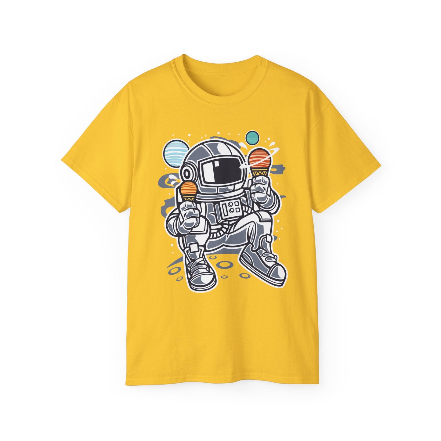 Astronaut Tee Shirt, Astronaut Graphic T‑Shirt, Cartoon Graphic T-Shirt, Art Design Shirt, Cosmos Tee Shirts