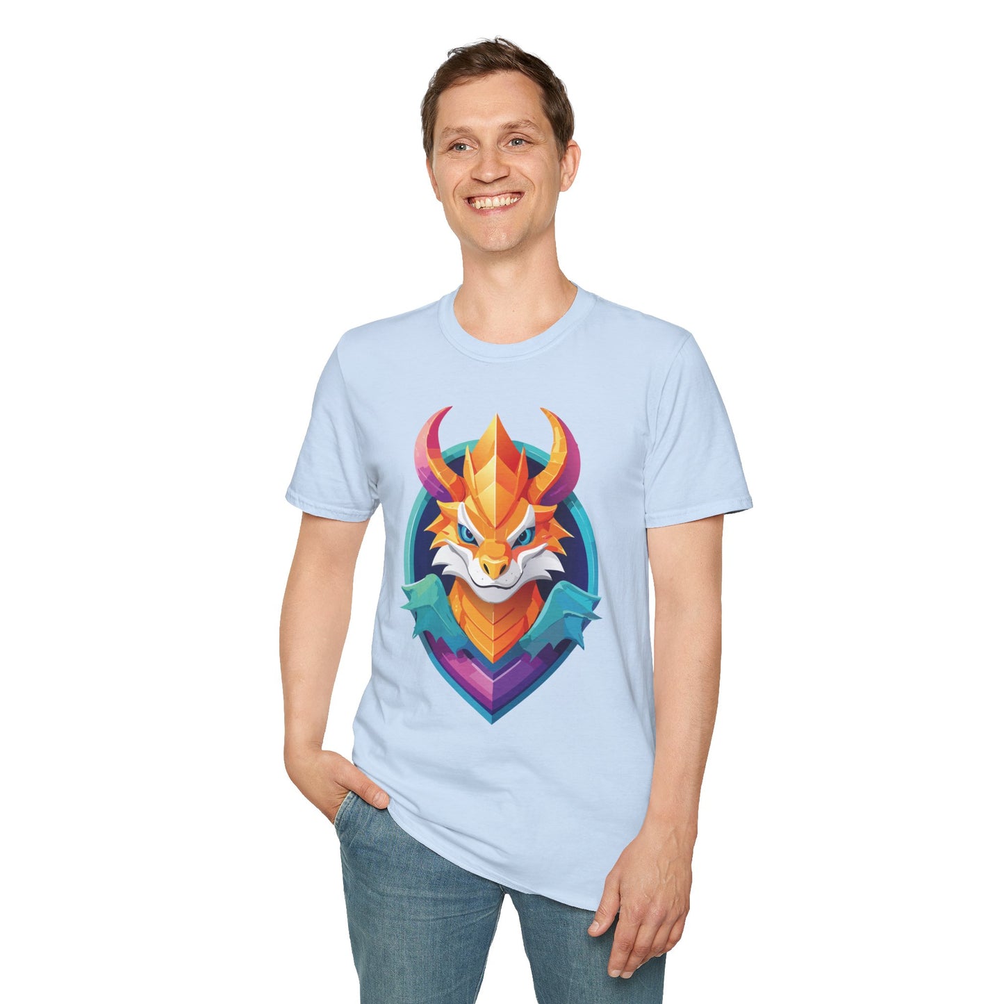 Dragon T Shirt, Dragon Shirt, Shirt with Animals, Animal Shirt