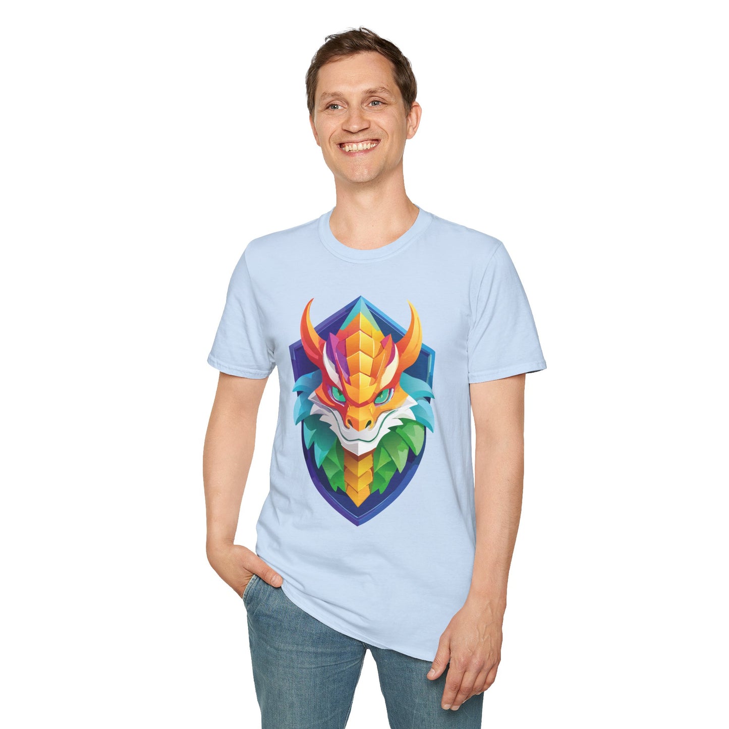 Dragon T Shirt, Dragon Shirt, Shirt with Animals, Animal Shirt