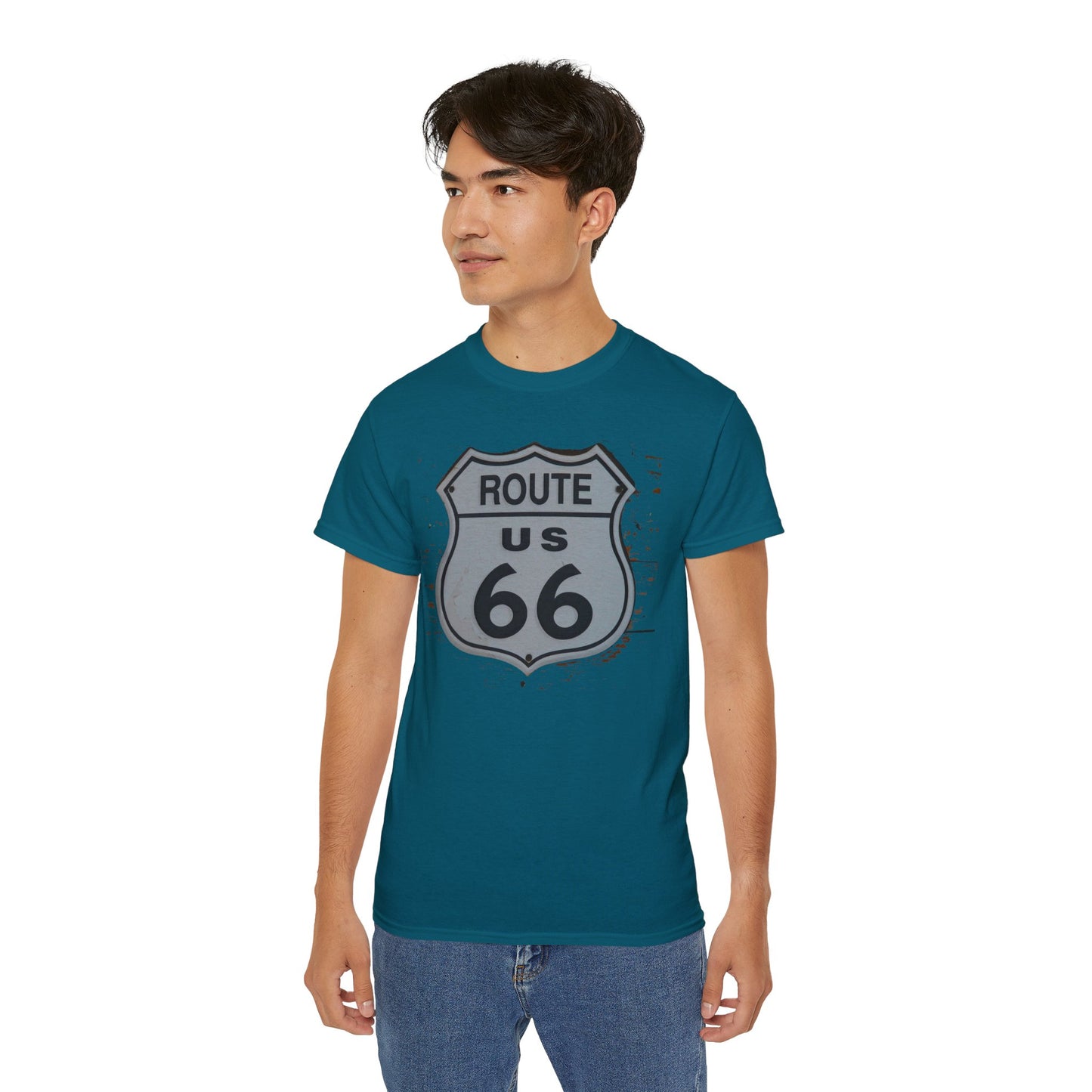 Route 66 Tee Shirt, Route 66 Graphic T‑Shirt, Vintage Graphic T-Shirt, Art Design Shirt, Route 66 US Tee Shirts