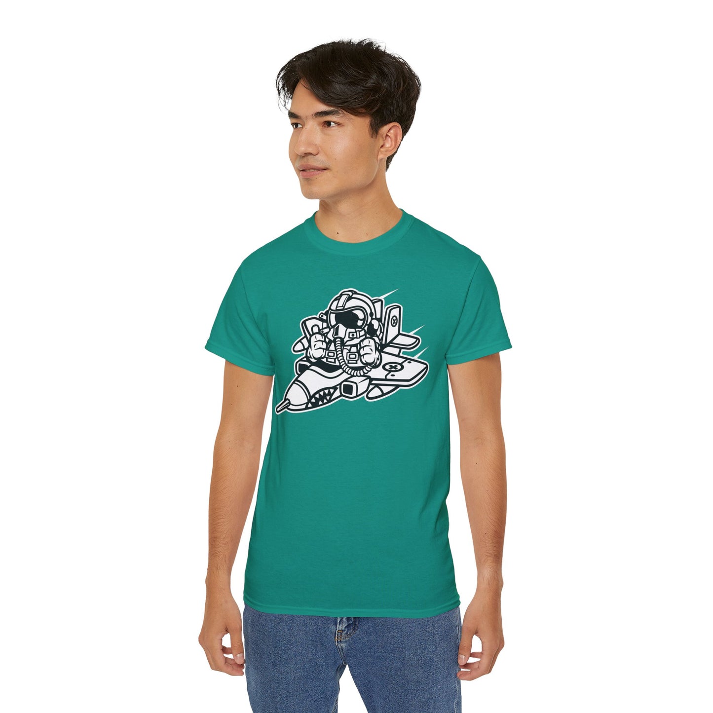 Astronaut Tee Shirt, Astronaut Graphic T‑Shirt, Cartoon Graphic T-Shirt, Art Design Shirt, Cosmos Tee Shirts 8