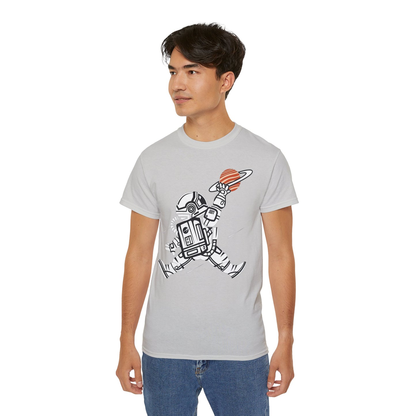 Astronaut Tee Shirt, Astronaut Graphic T‑Shirt, Cartoon Graphic T-Shirt, Art Design Shirt, Cosmos Tee Shirts 3