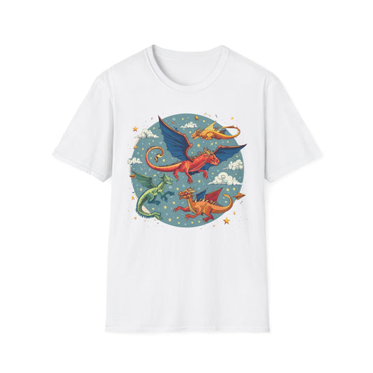 Dragon T Shirt, Dragon Shirt, Shirt with Animals, Animal Shirt