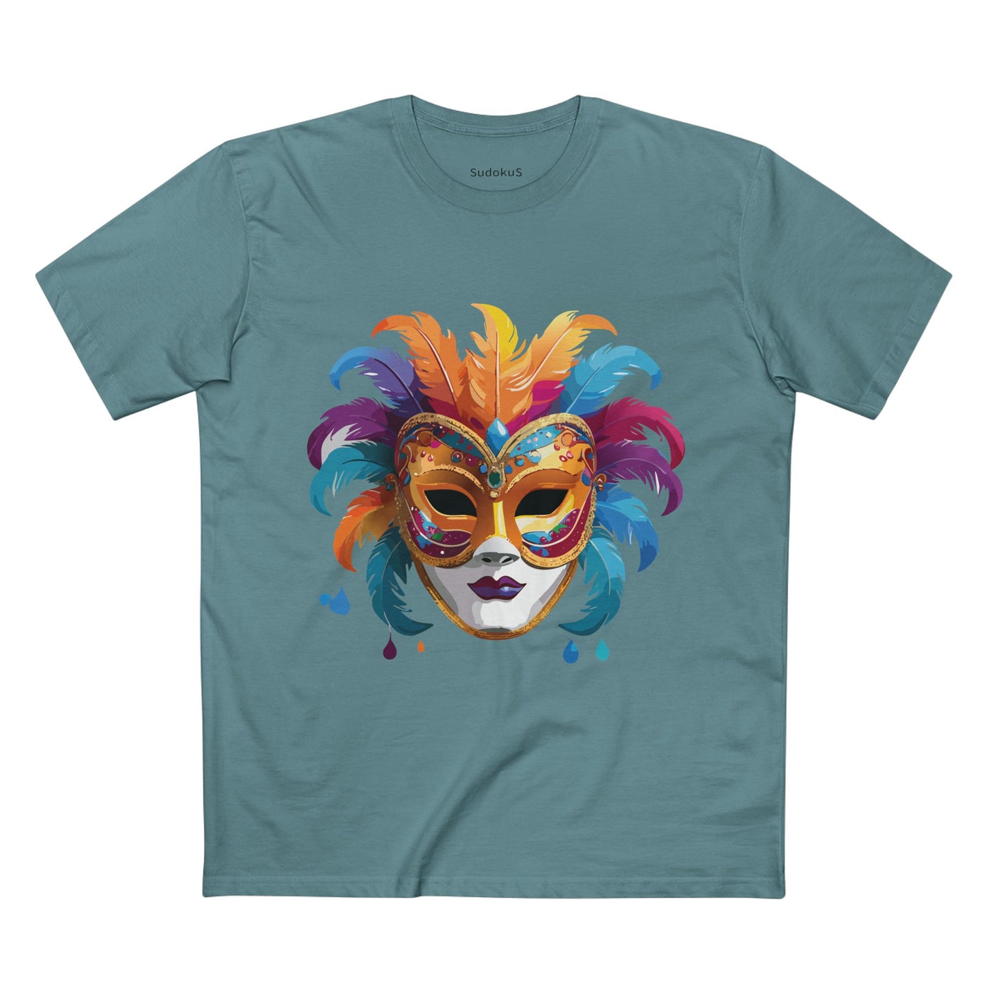 Mask Shirt, Shirt with Face - SudokuS
