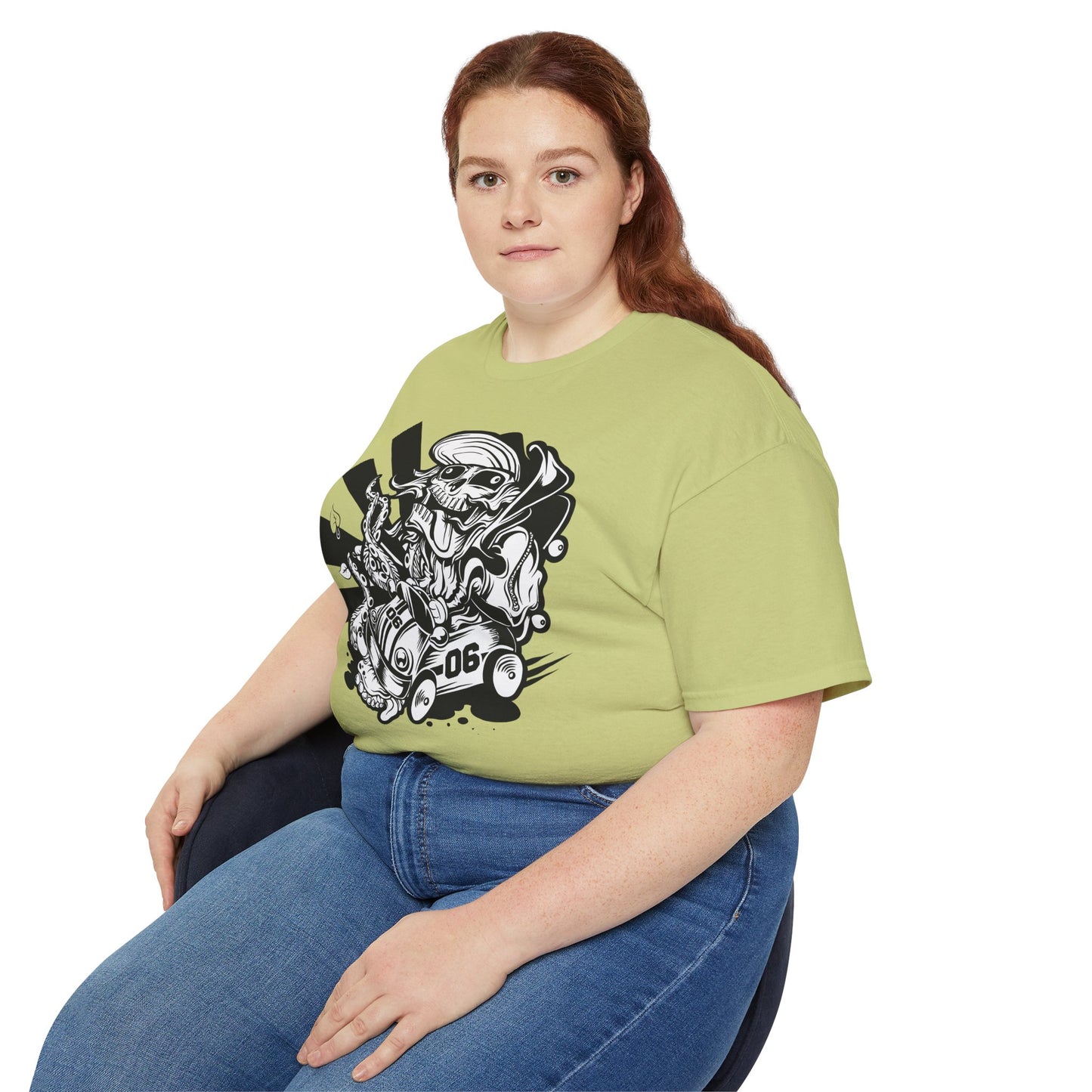 Skull Tee Shirt, Skull Graphic T‑Shirt, Cartoon Graphic T-Shirt, Art Design Shirt, Skull Tee Shirts