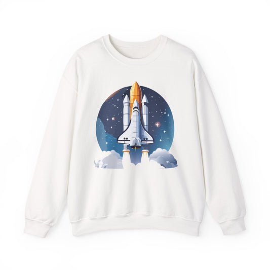 Space Shuttle Sweatshirt, Cosmic Sweatshirt, Astronaut Sweatshirt, Space Cosmic Sweatshirt