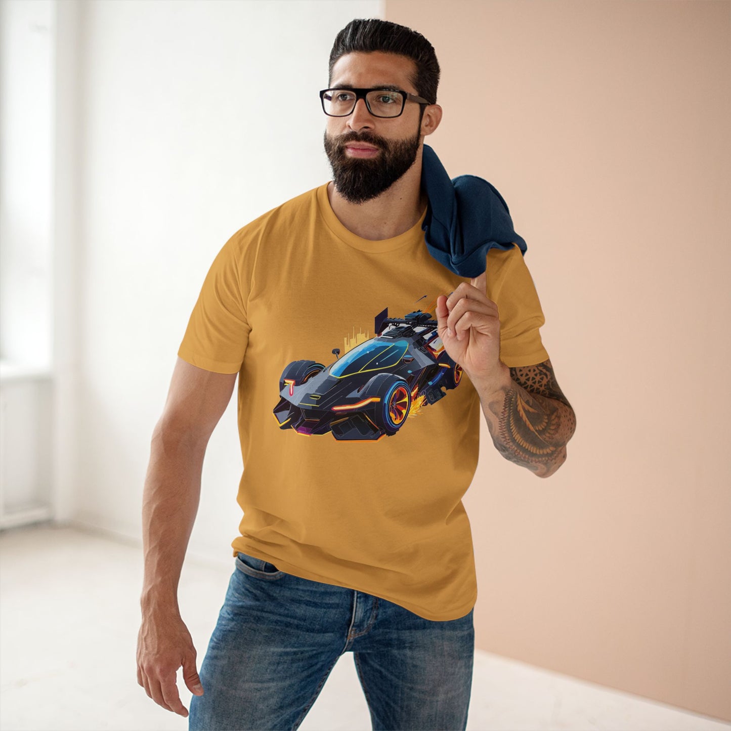 Hot Wheels Car Shirt Unisex Premium Cotton Tee With Unique Car Art Design For Everyday Wear