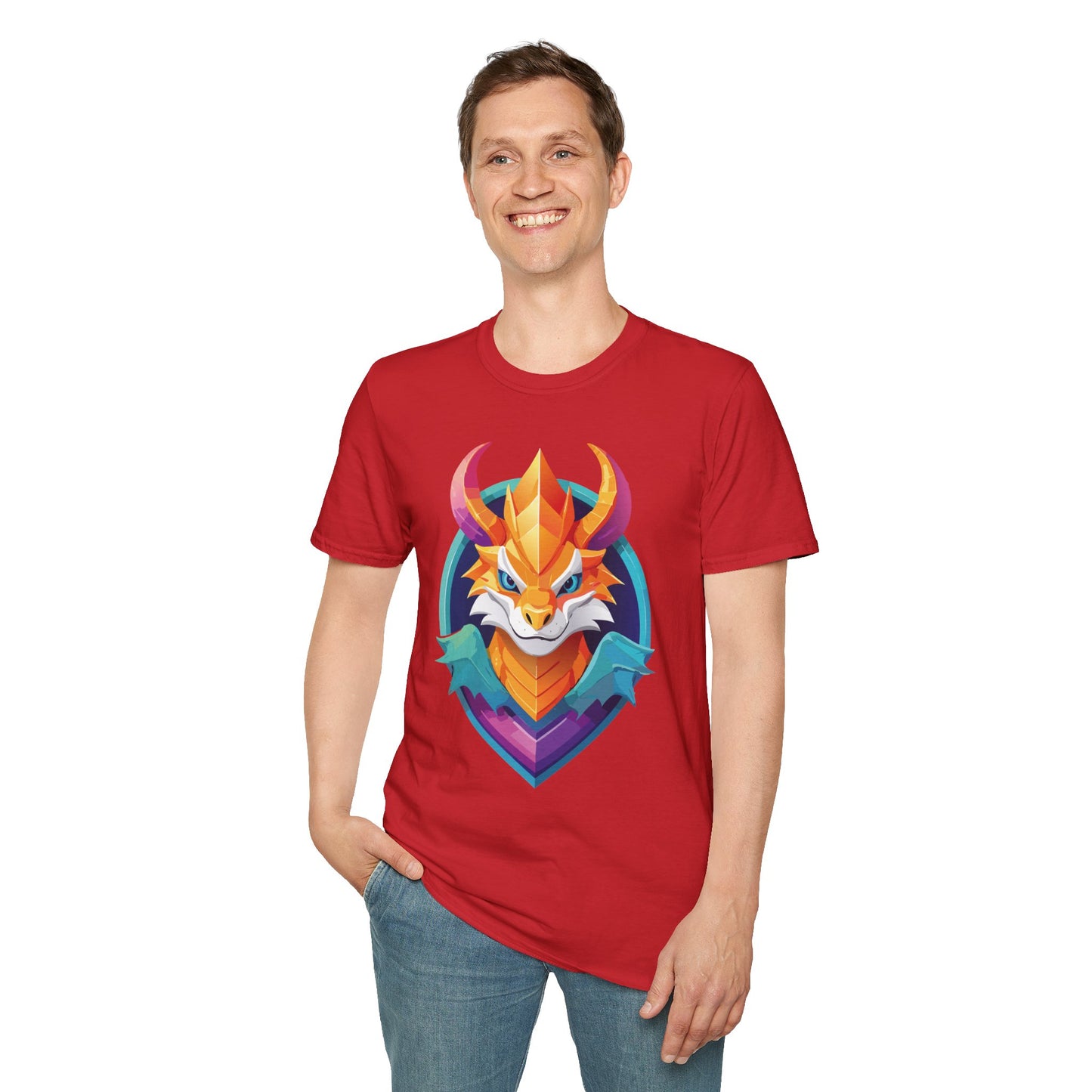 Dragon T Shirt, Dragon Shirt, Shirt with Animals, Animal Shirt