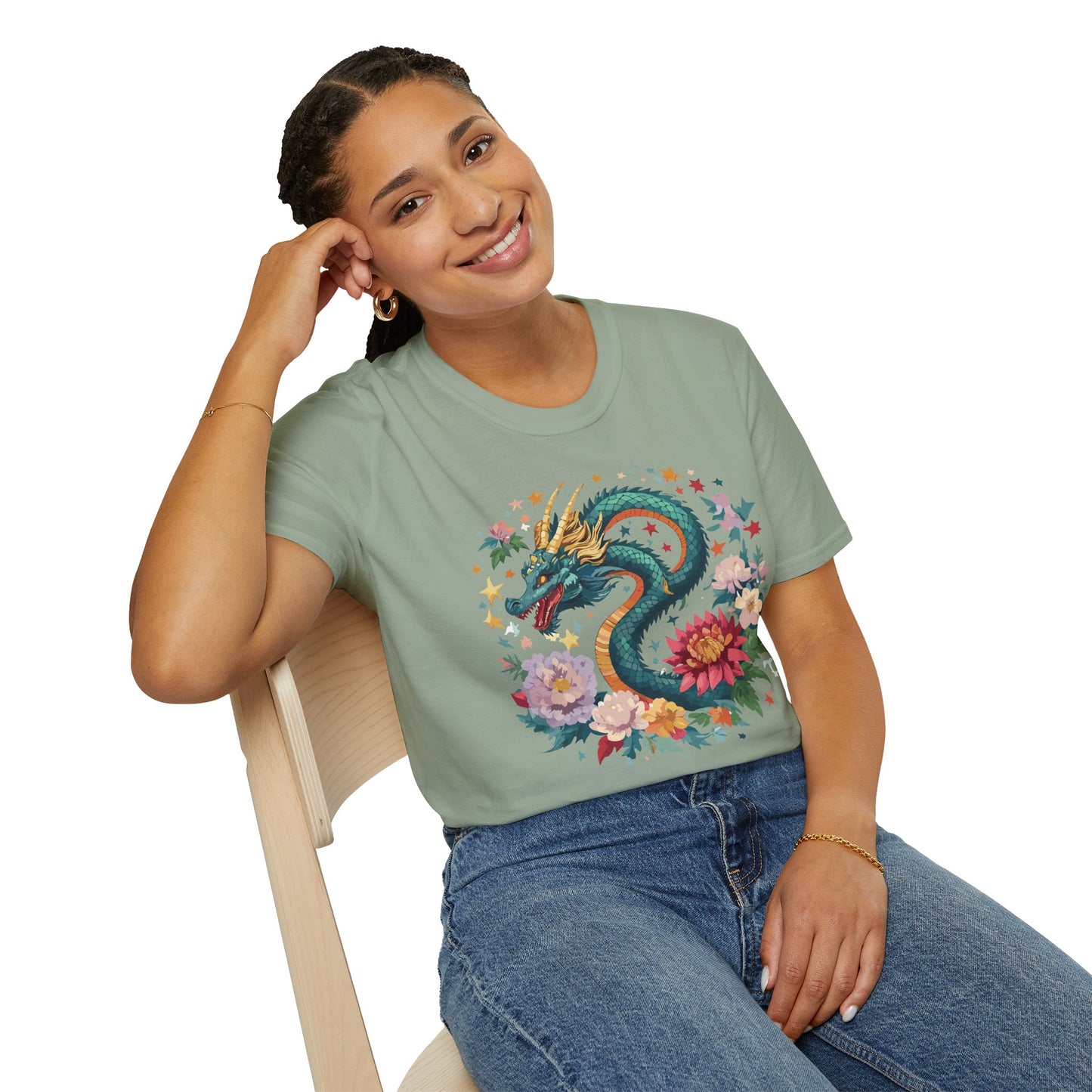 Dragon T Shirt, Dragon Shirt, Shirt with Animals, Animal Shirt