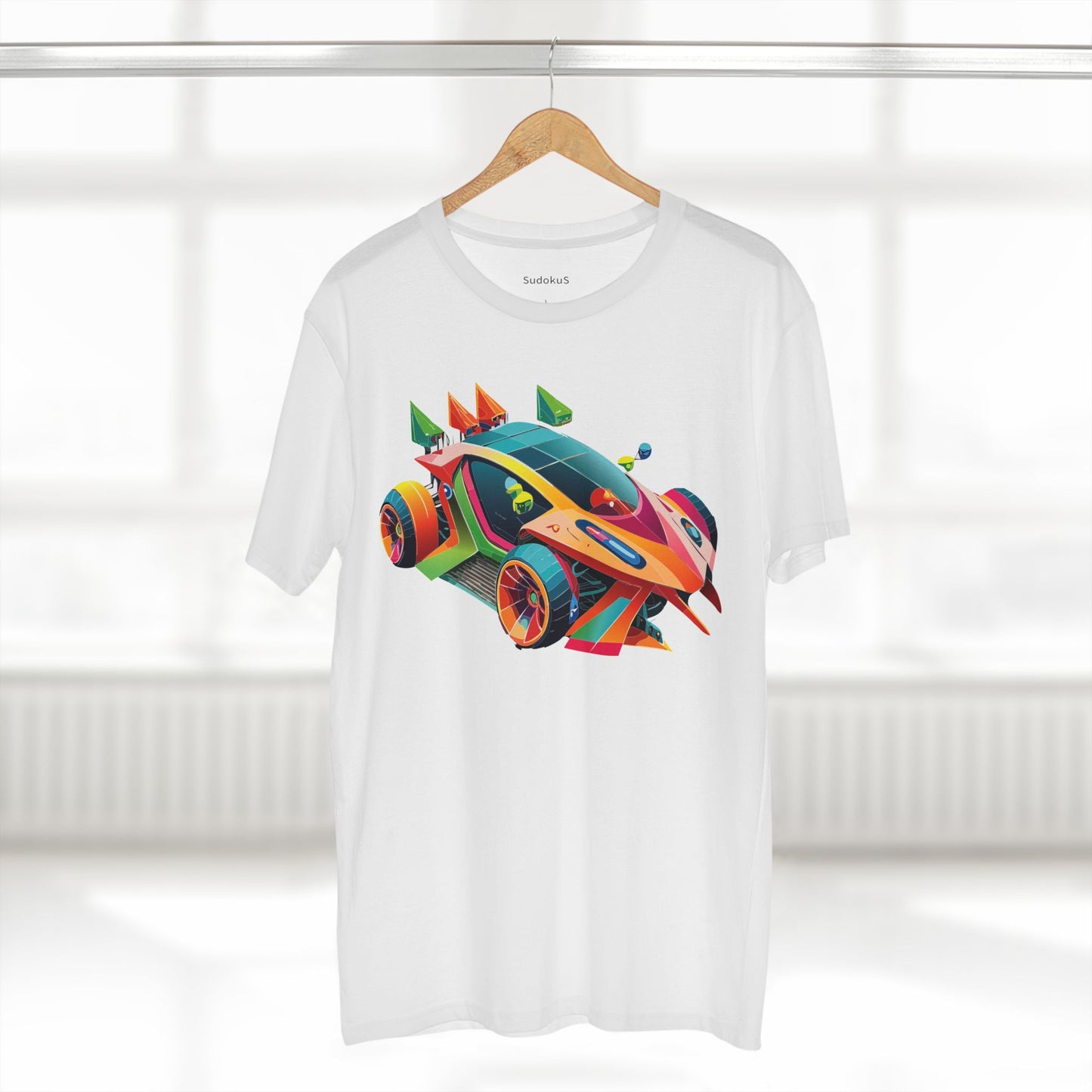 Unisex Hot Wheels Car Shirt Premium Cotton Tee With Unique Art Design Regular Fit Crew Neck Comfort