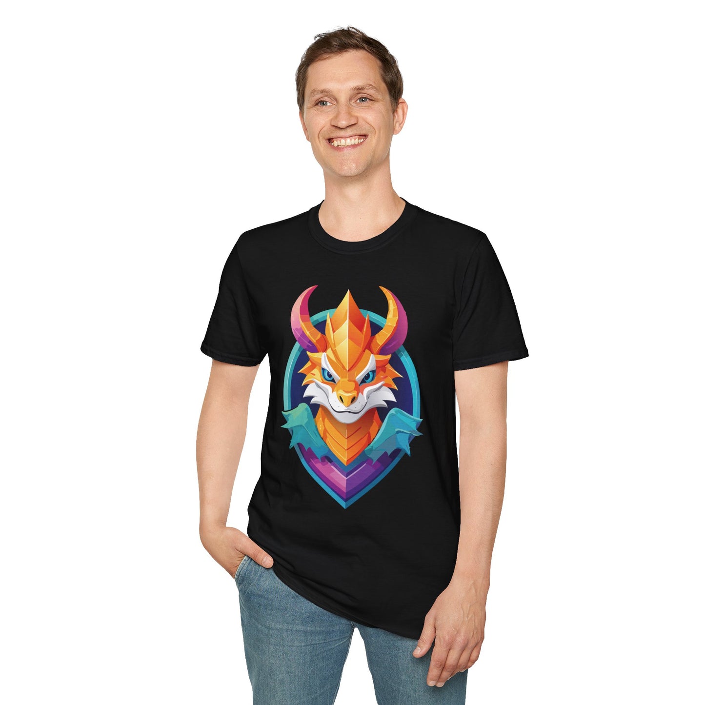 Dragon T Shirt, Dragon Shirt, Shirt with Animals, Animal Shirt
