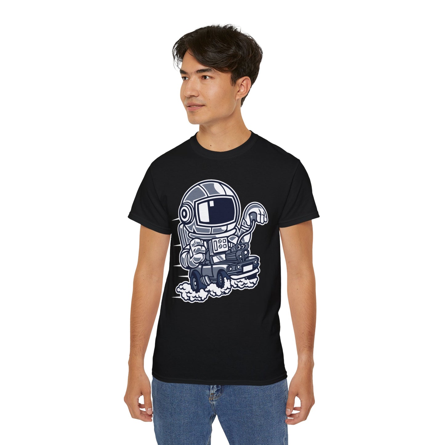 Astronaut Tee Shirt, Astronaut Graphic T‑Shirt, Cartoon Graphic T-Shirt, Art Design Shirt, Cosmos Tee Shirts 4