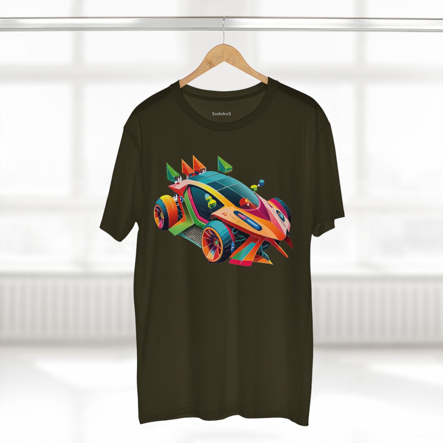 Unisex Hot Wheels Car Shirt Premium Cotton Tee With Unique Art Design Regular Fit Crew Neck Comfort