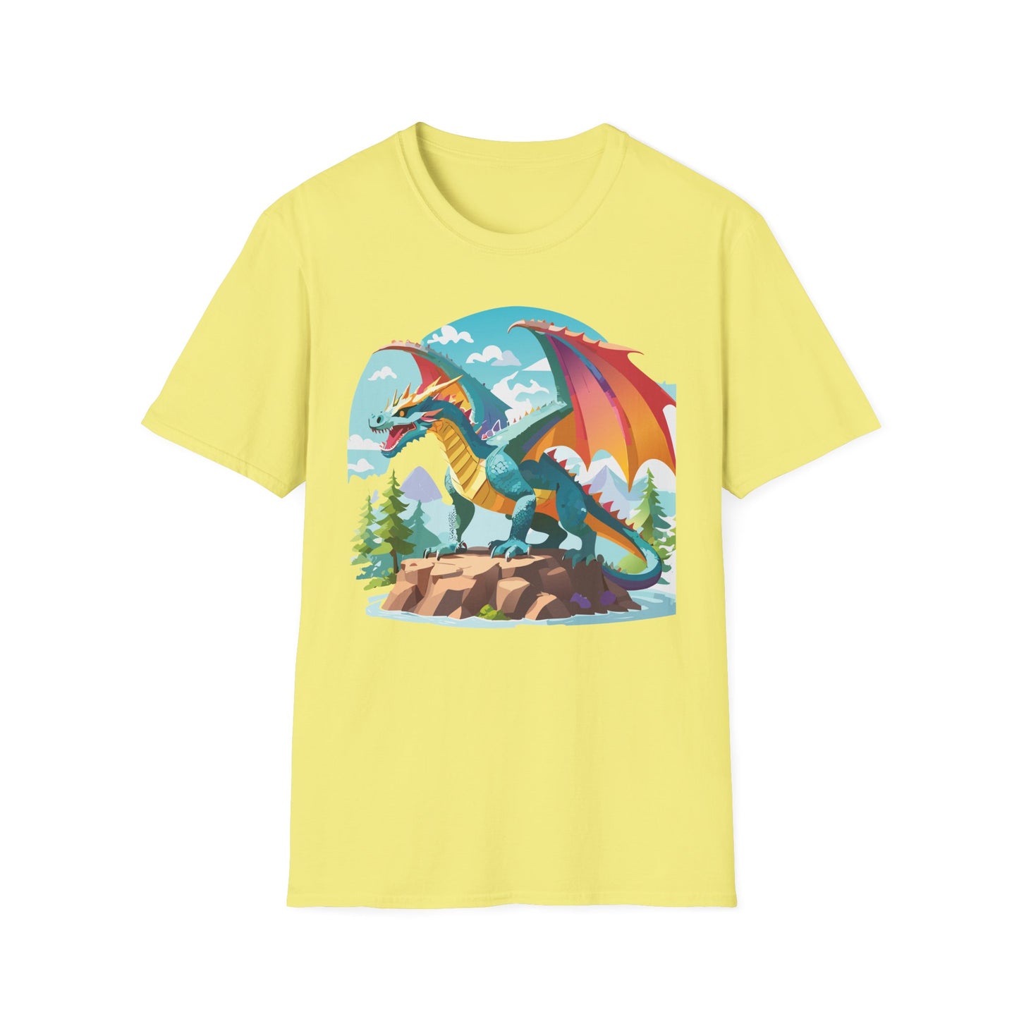 Dragon T Shirt, Dragon Shirt, Shirt with Animals, Animal Shirt