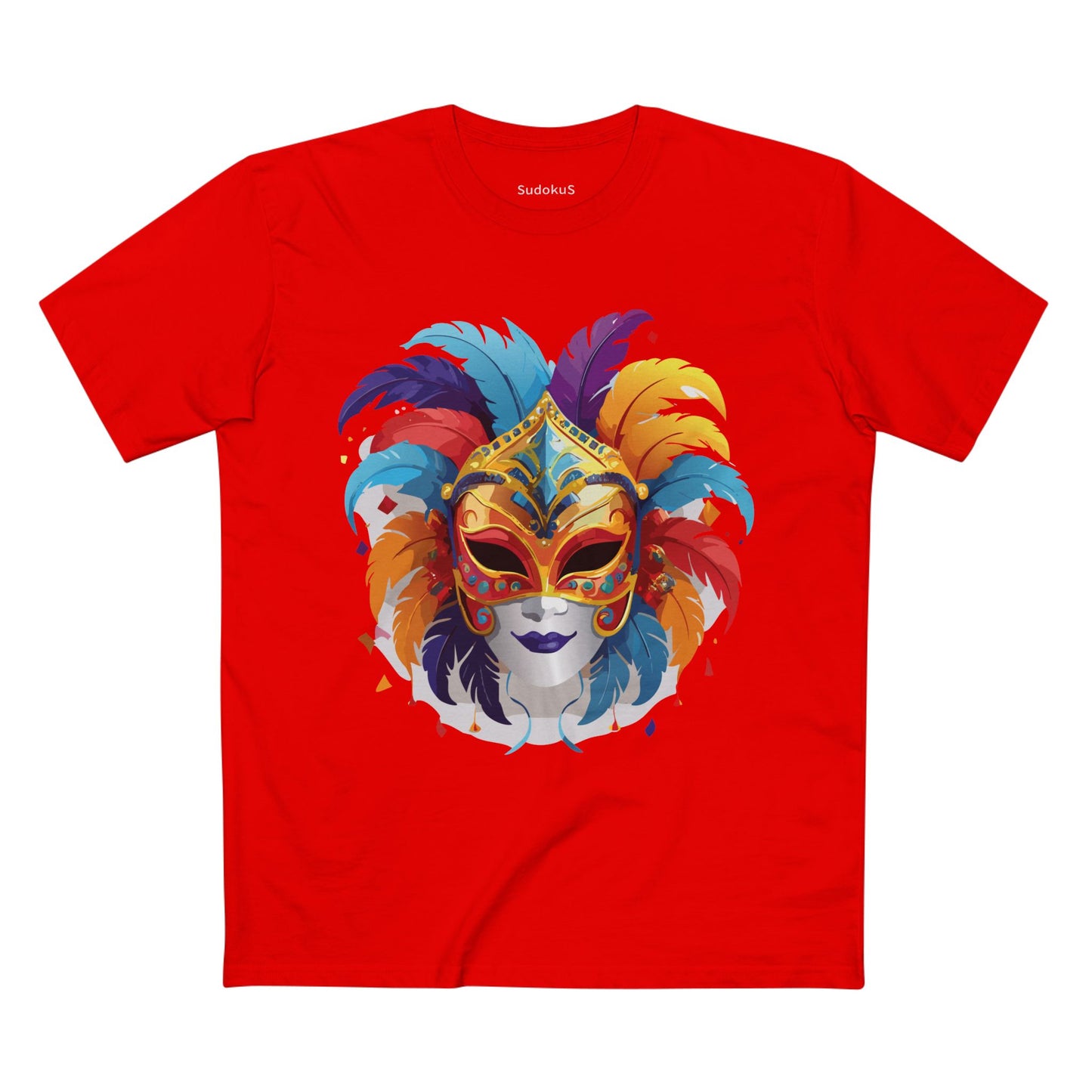Mask Shirt, Shirt with Face - SudokuS