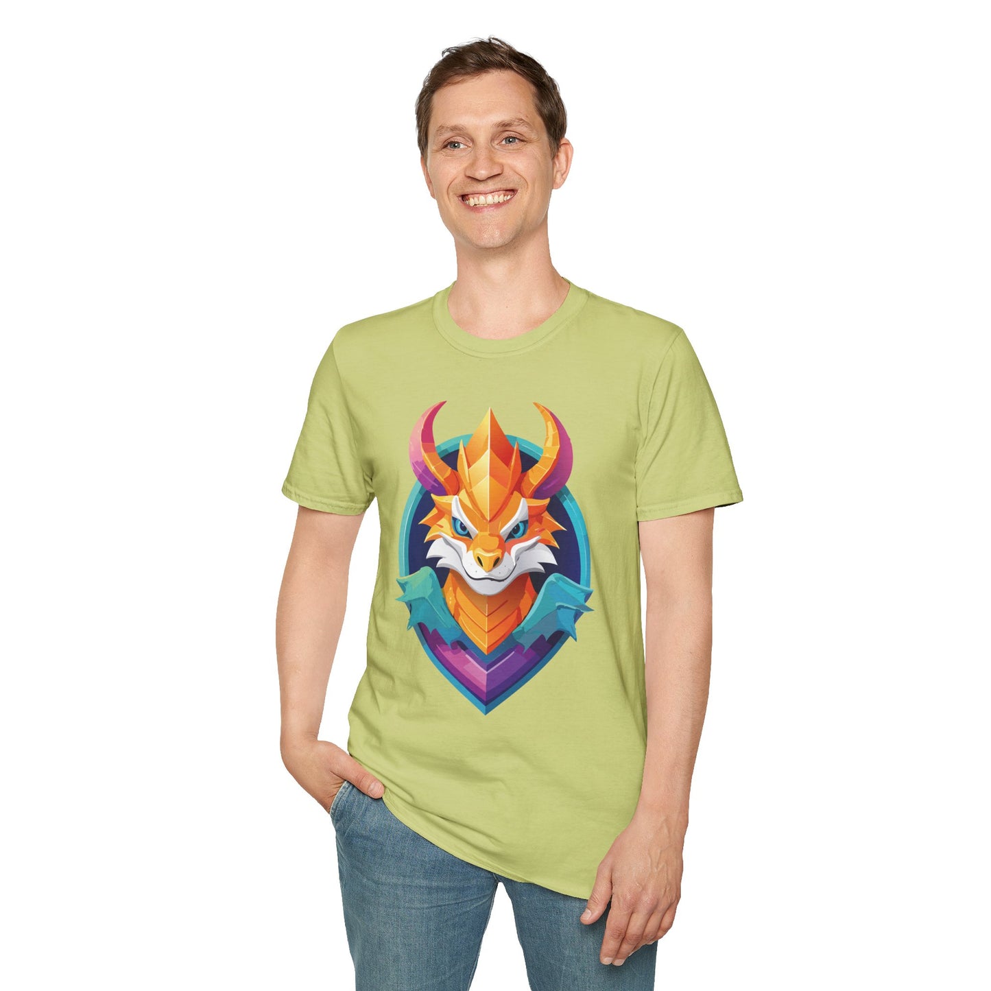 Dragon T Shirt, Dragon Shirt, Shirt with Animals, Animal Shirt