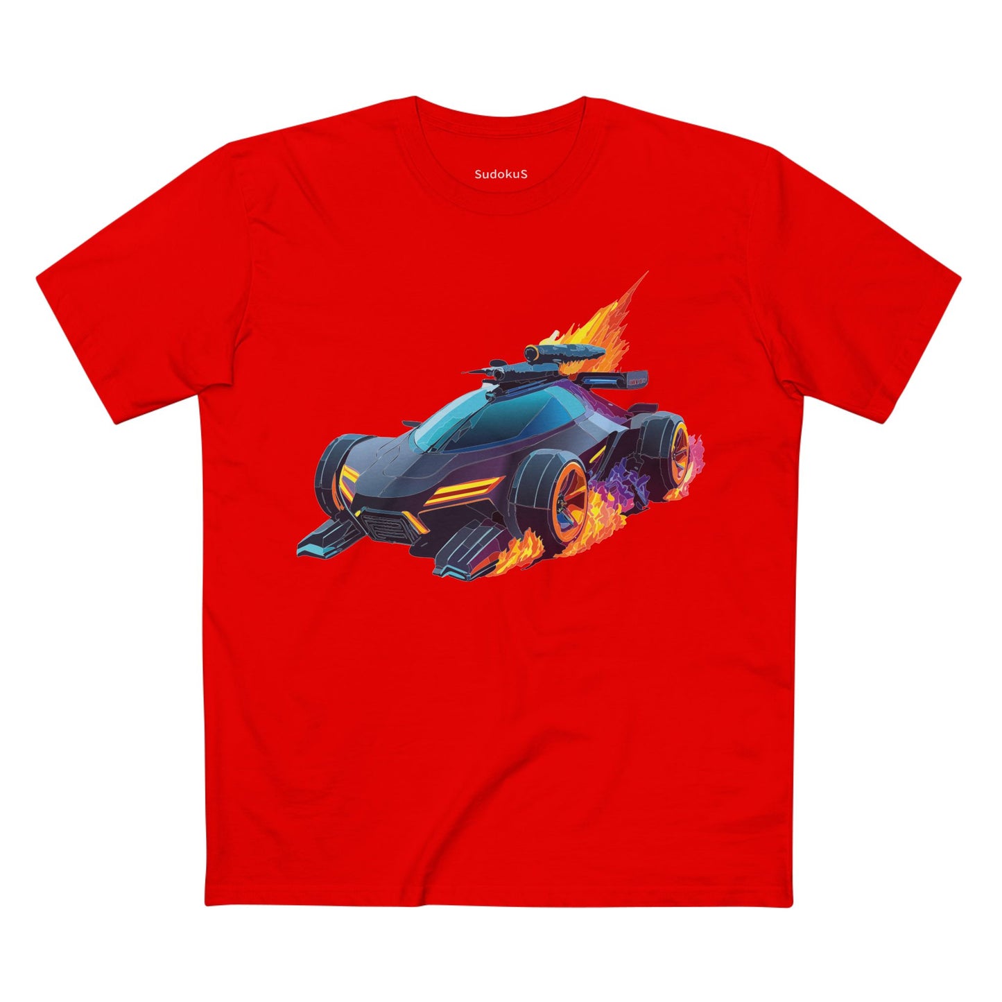 Unisex Car Shirt Hot Wheels Tee Premium Cotton With Unique Art Design For Everyday Wear