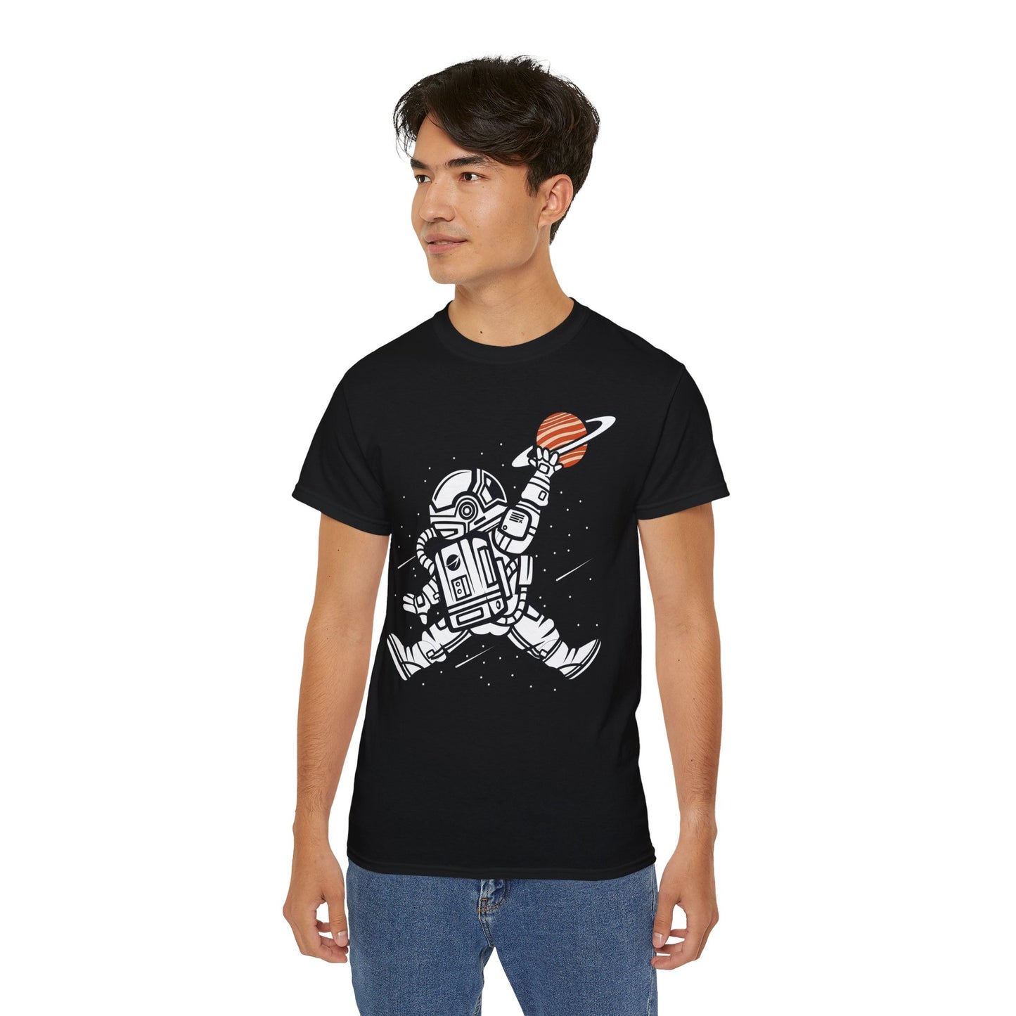 Astronaut Tee Shirt, Astronaut Graphic T‑Shirt, Cartoon Graphic T-Shirt, Art Design Shirt, Cosmos Tee Shirts 3