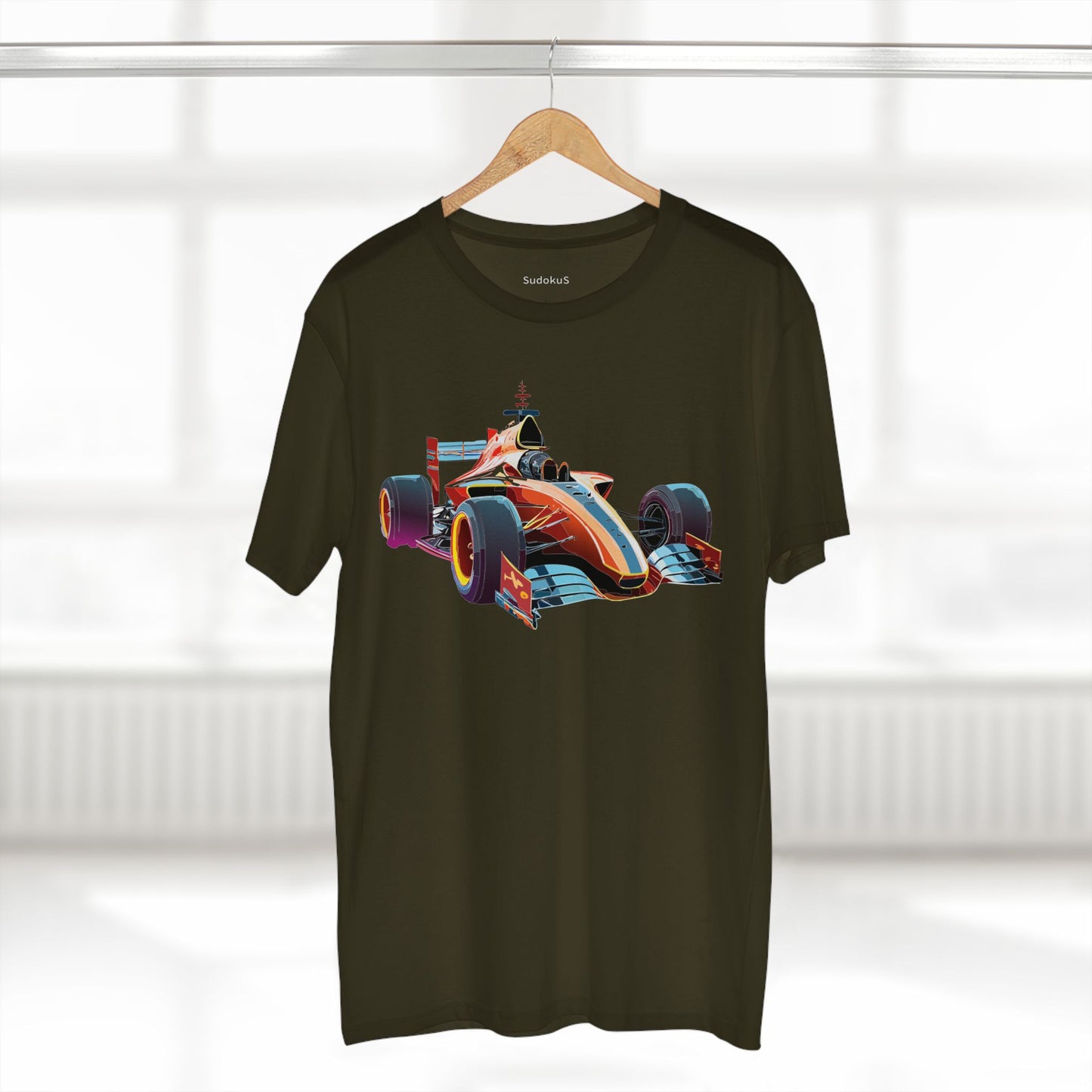 Unisex Car and Hot Wheels Shirt Premium Cotton Tee with Unique Art Design Graphic Illustration