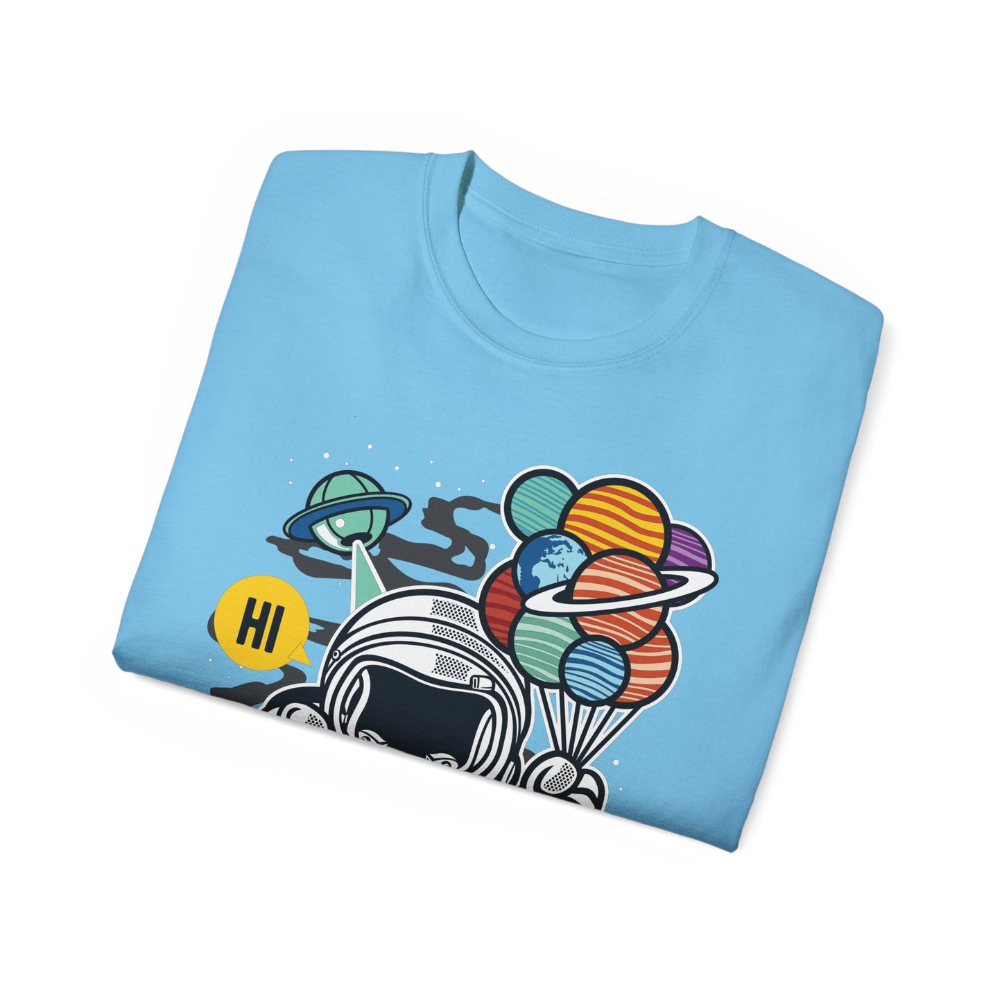 Astronaut Tee Shirt, Astronaut Graphic T‑Shirt, Cartoon Graphic T-Shirt, Art Design Shirt, Cosmos Tee Shirts 7