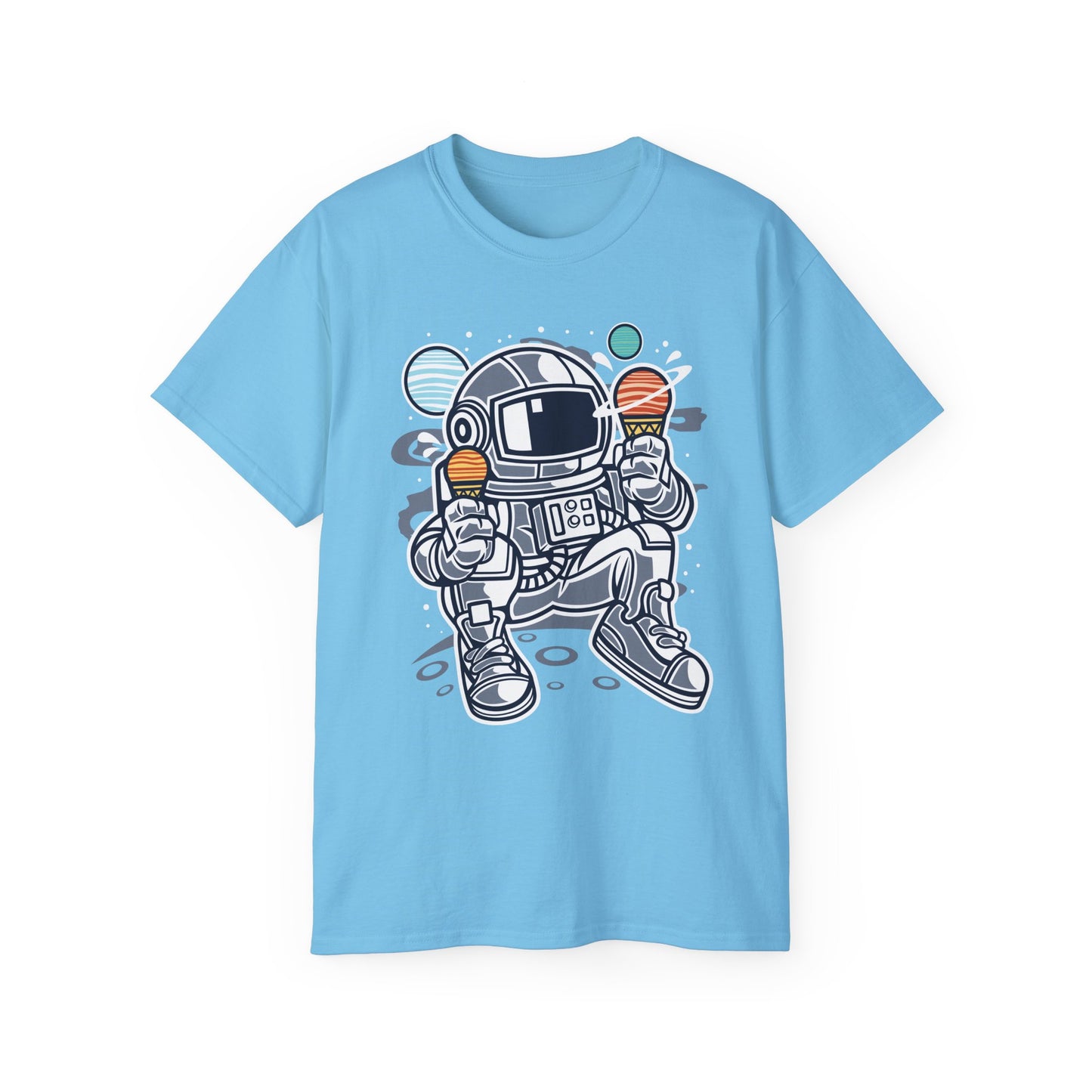 Astronaut Tee Shirt, Astronaut Graphic T‑Shirt, Cartoon Graphic T-Shirt, Art Design Shirt, Cosmos Tee Shirts
