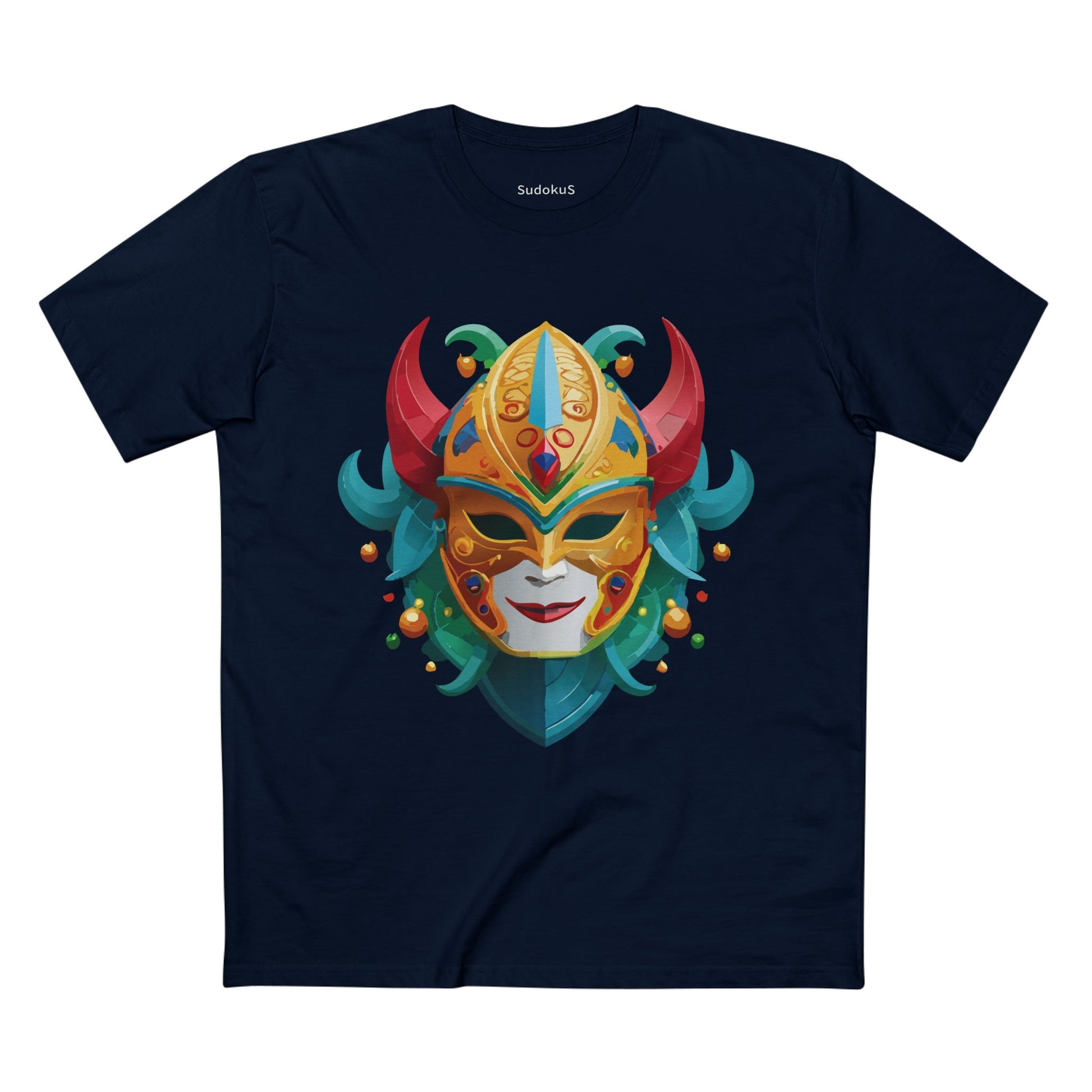 Mask Shirt, Shirt with Face - SudokuS