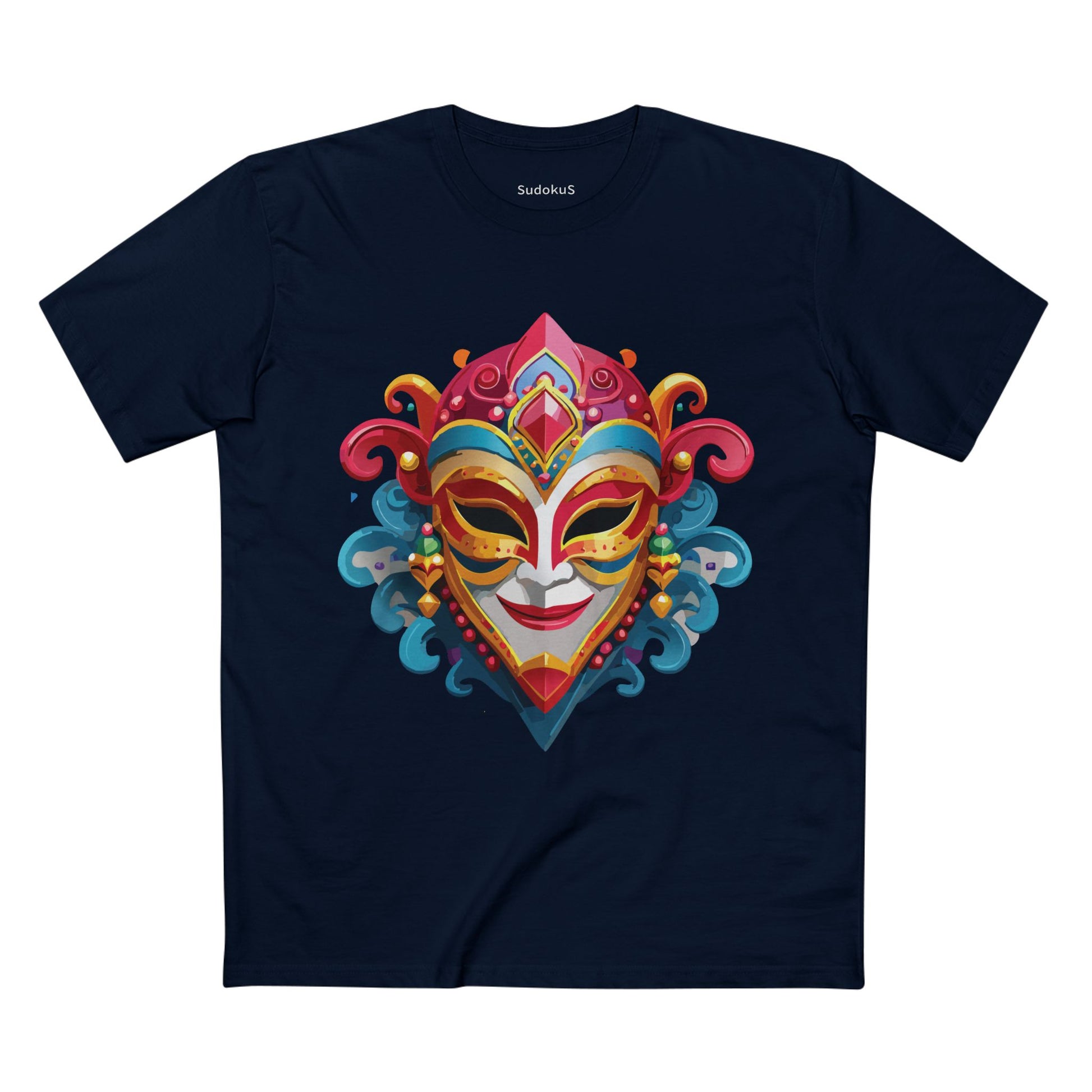 Mask Shirt, Shirt with Face - SudokuS