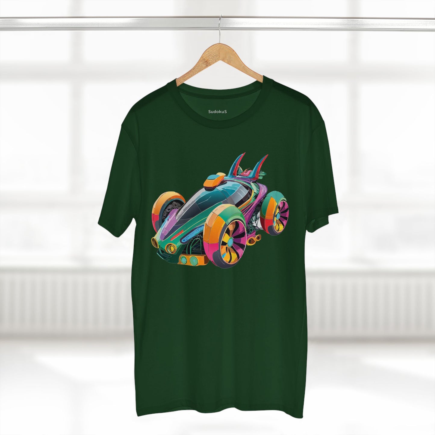 Car Shirt Hot Wheels Unisex Premium Cotton With Unique Art Design Preshrunk Regular Fit Crew Neck