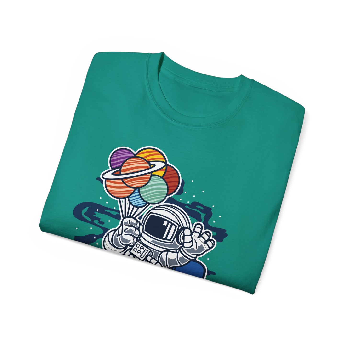 Astronaut Tee Shirt, Astronaut Graphic T‑Shirt, Cartoon Graphic T-Shirt, Art Design Shirt, Cosmos Tee Shirts 5
