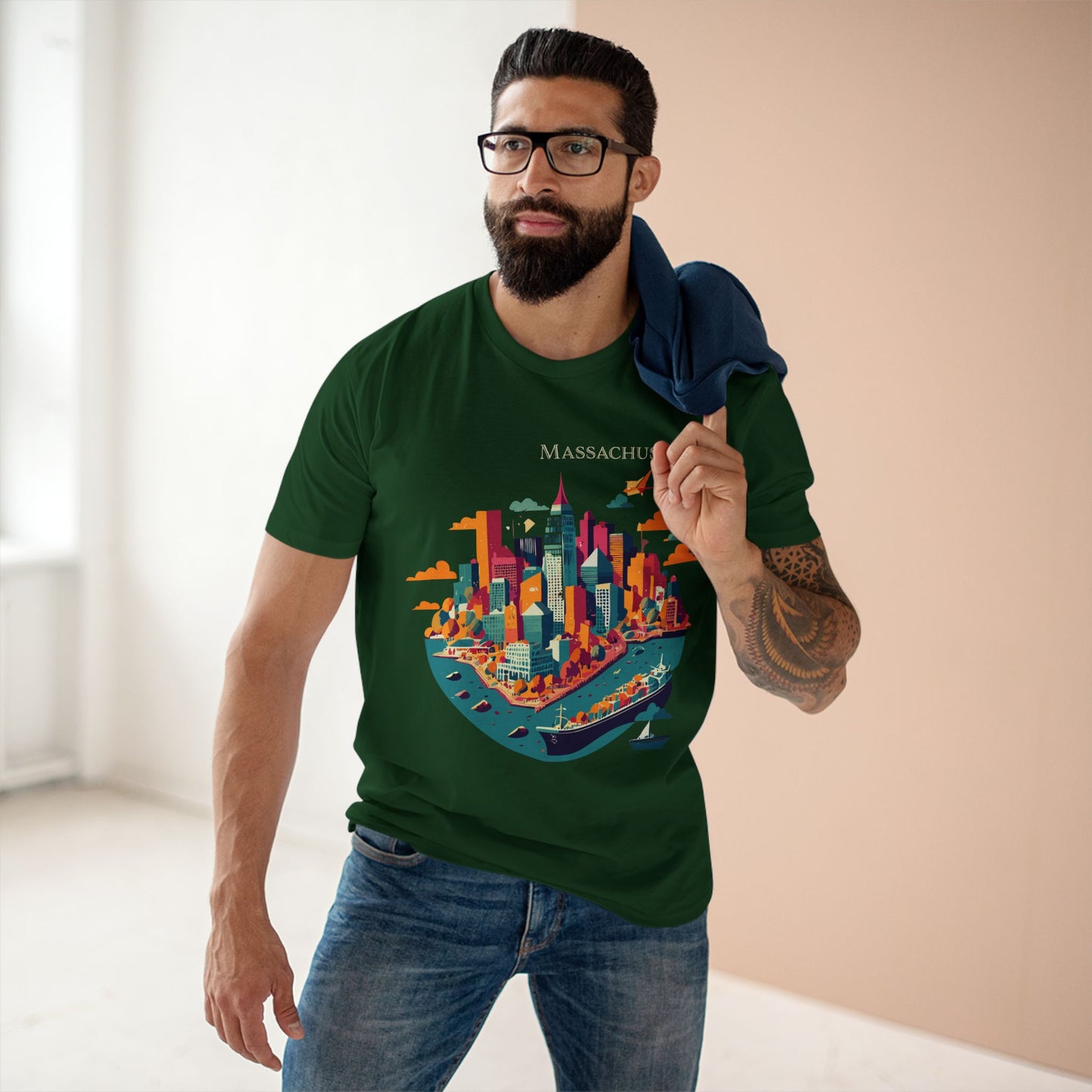 US State Shirts, Massachusetts Shirt