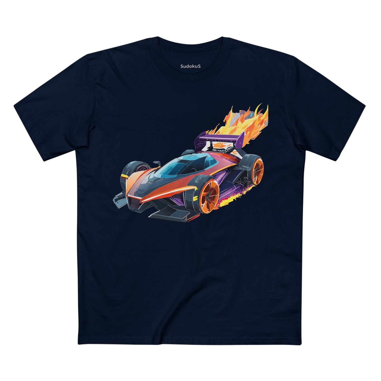 Hot Wheels Car Shirt Unisex Premium Cotton Tee With Unique Car Art Design For Auto Enthusiasts